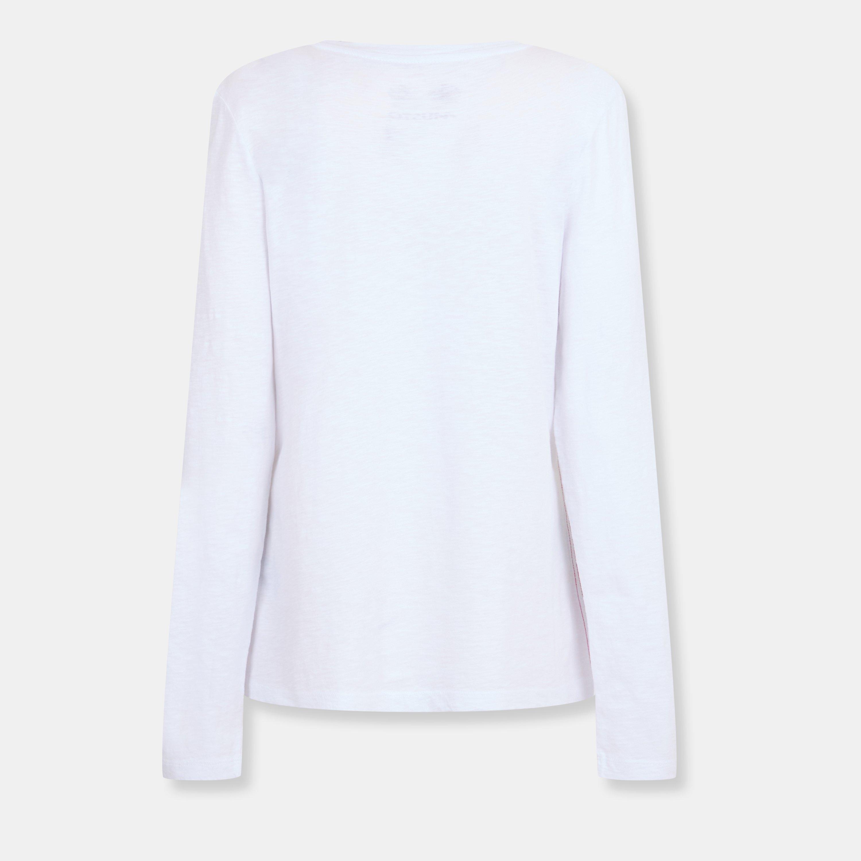 White - Musto - Ess Ls Slub Tee Fw Womens - 2