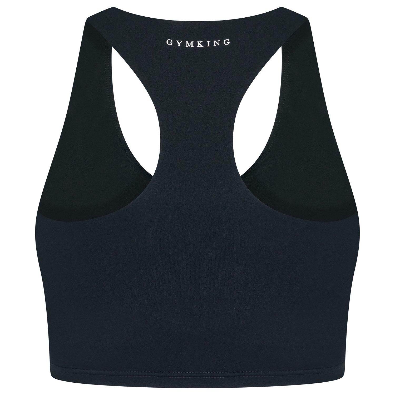 Black - Gym King - Womens V-Neck Performance Gym Vest - 6