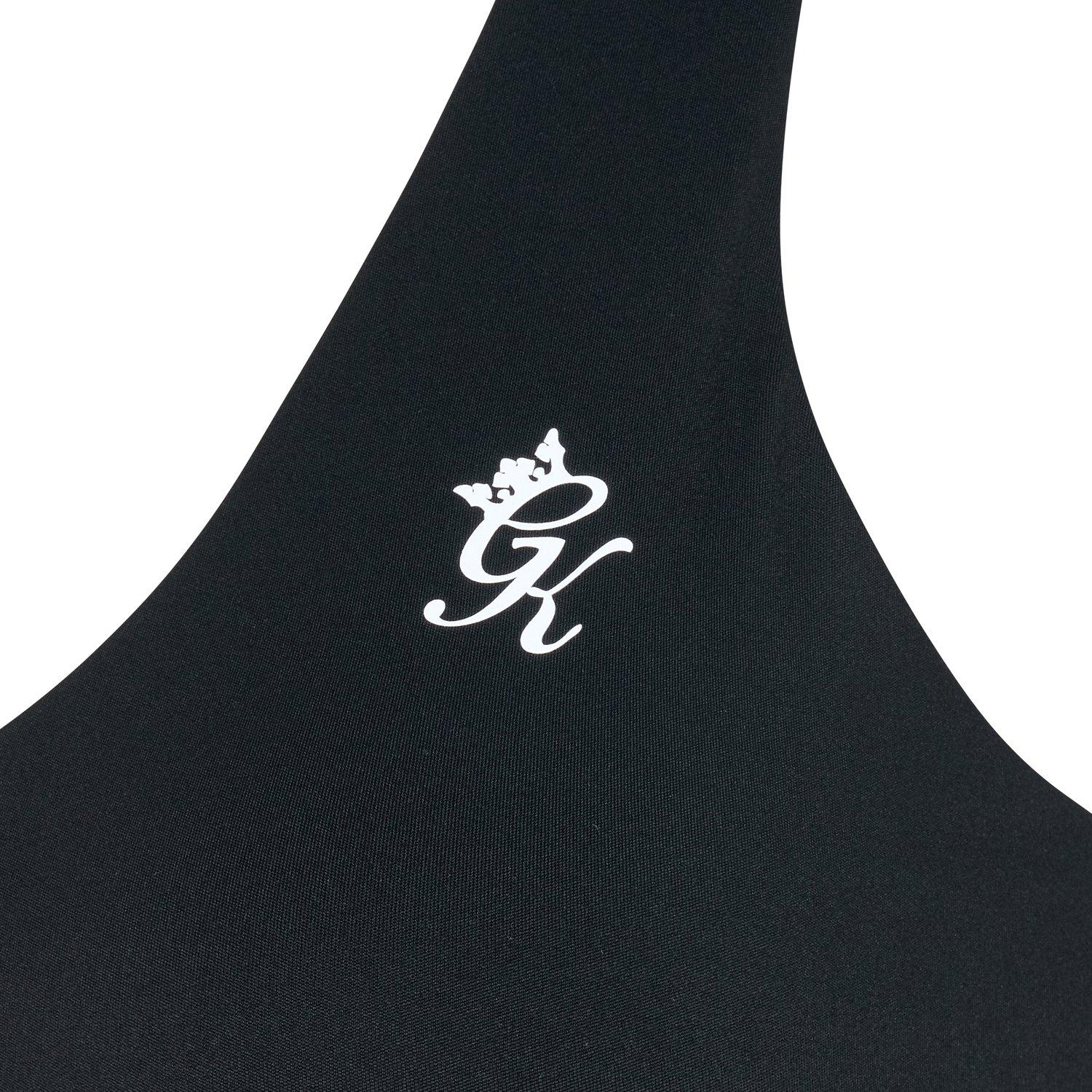 Black - Gym King - Womens V-Neck Performance Gym Vest - 7