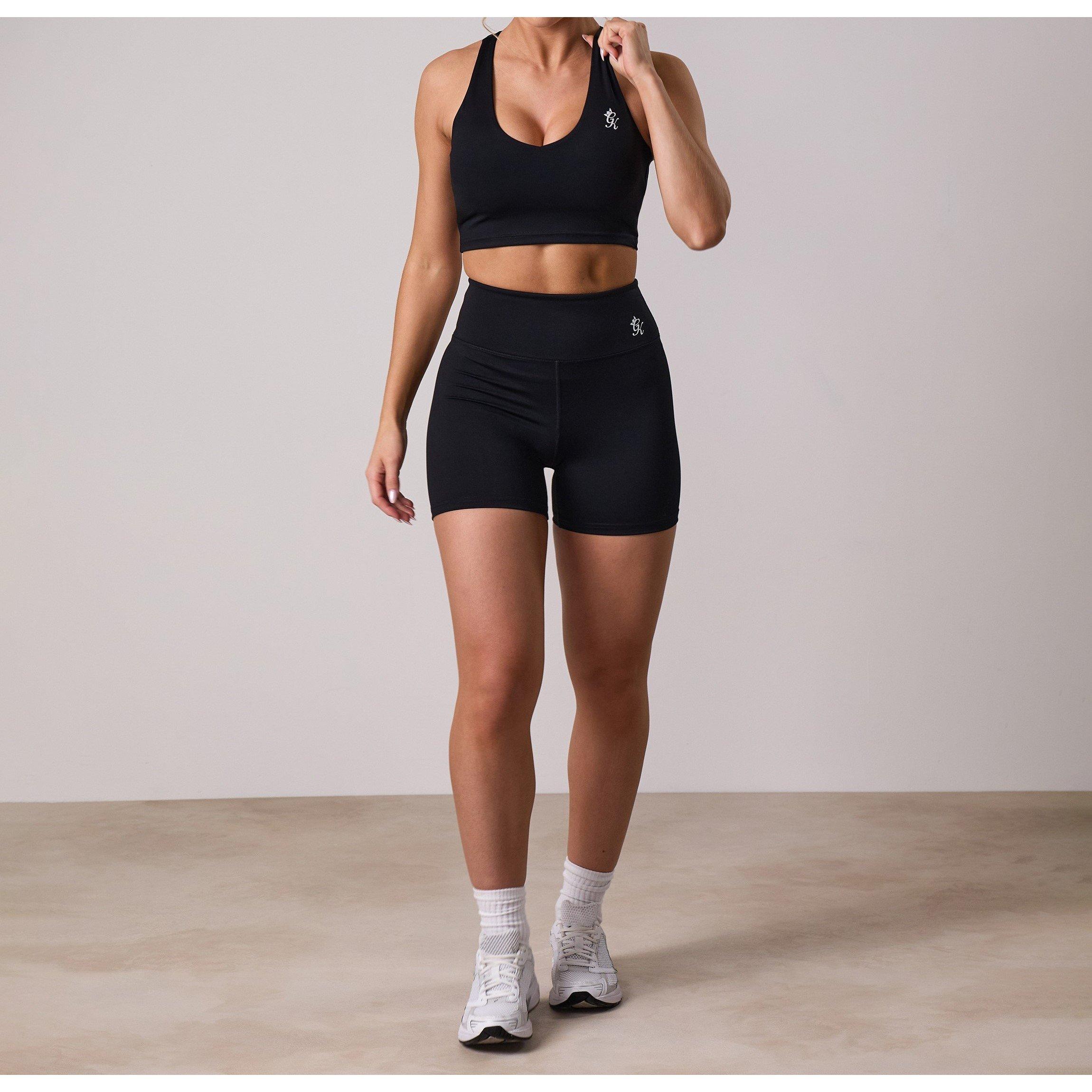 Black - Gym King - Womens V-Neck Performance Gym Vest - 5