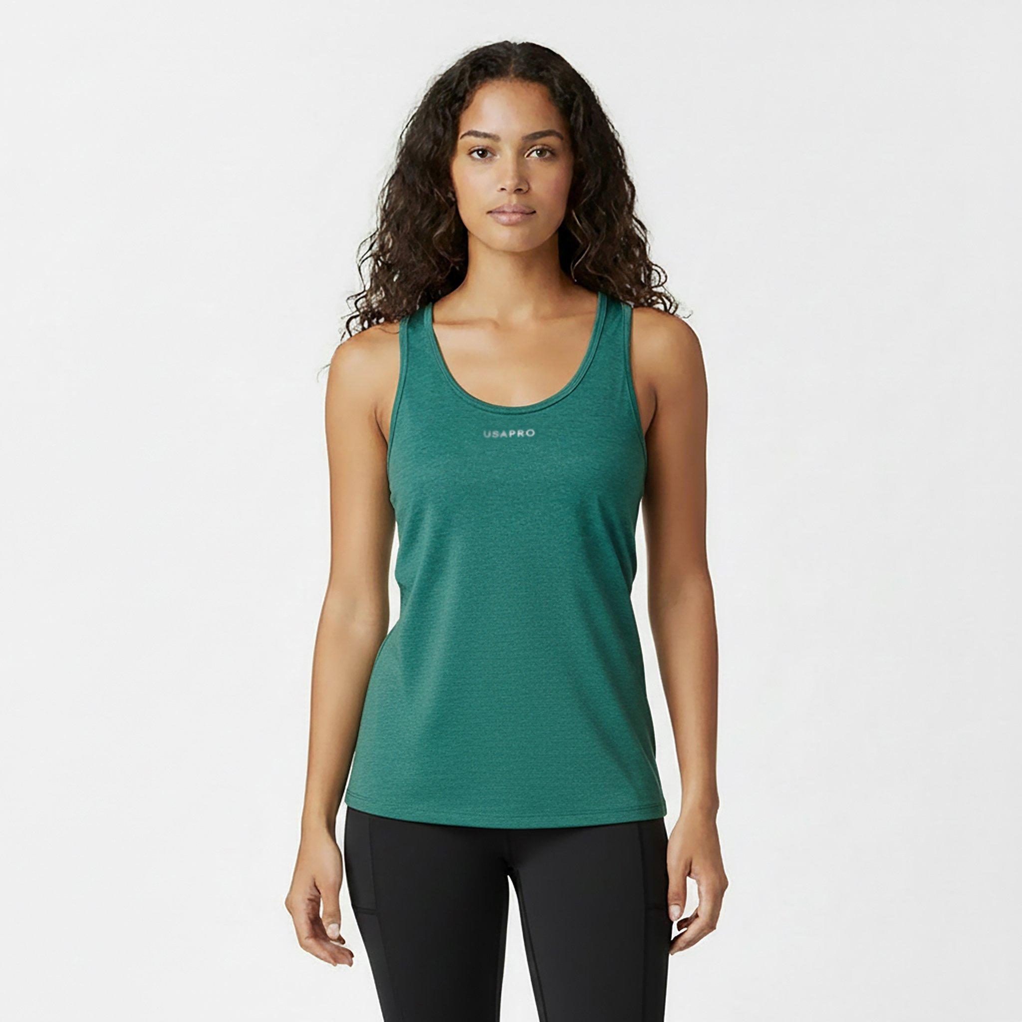 Forest Green - USA Pro - USA Pro Flex Tank Womens - 3