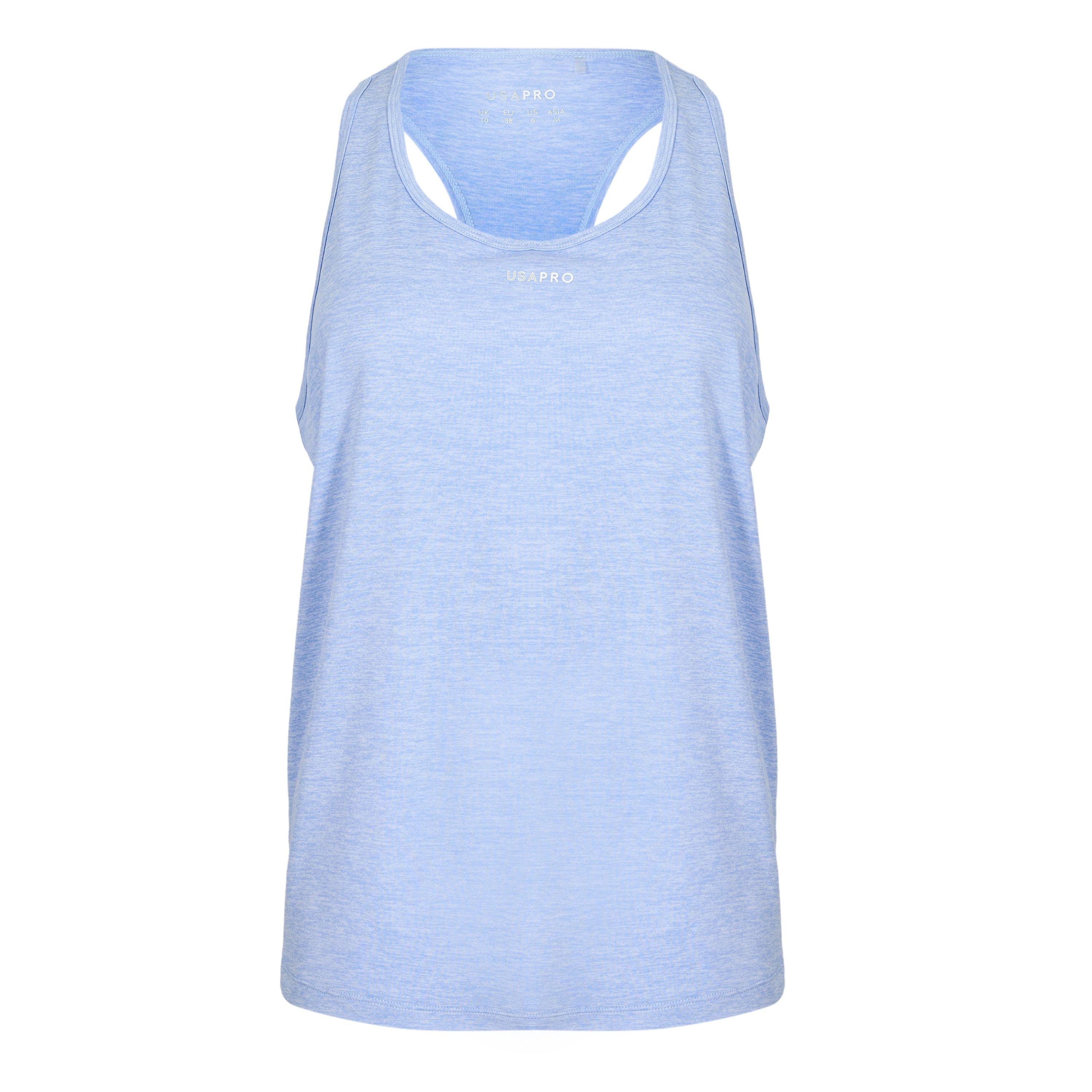 Usa Pro Women's Flex Tank - Brunera Blue - 12 (40)