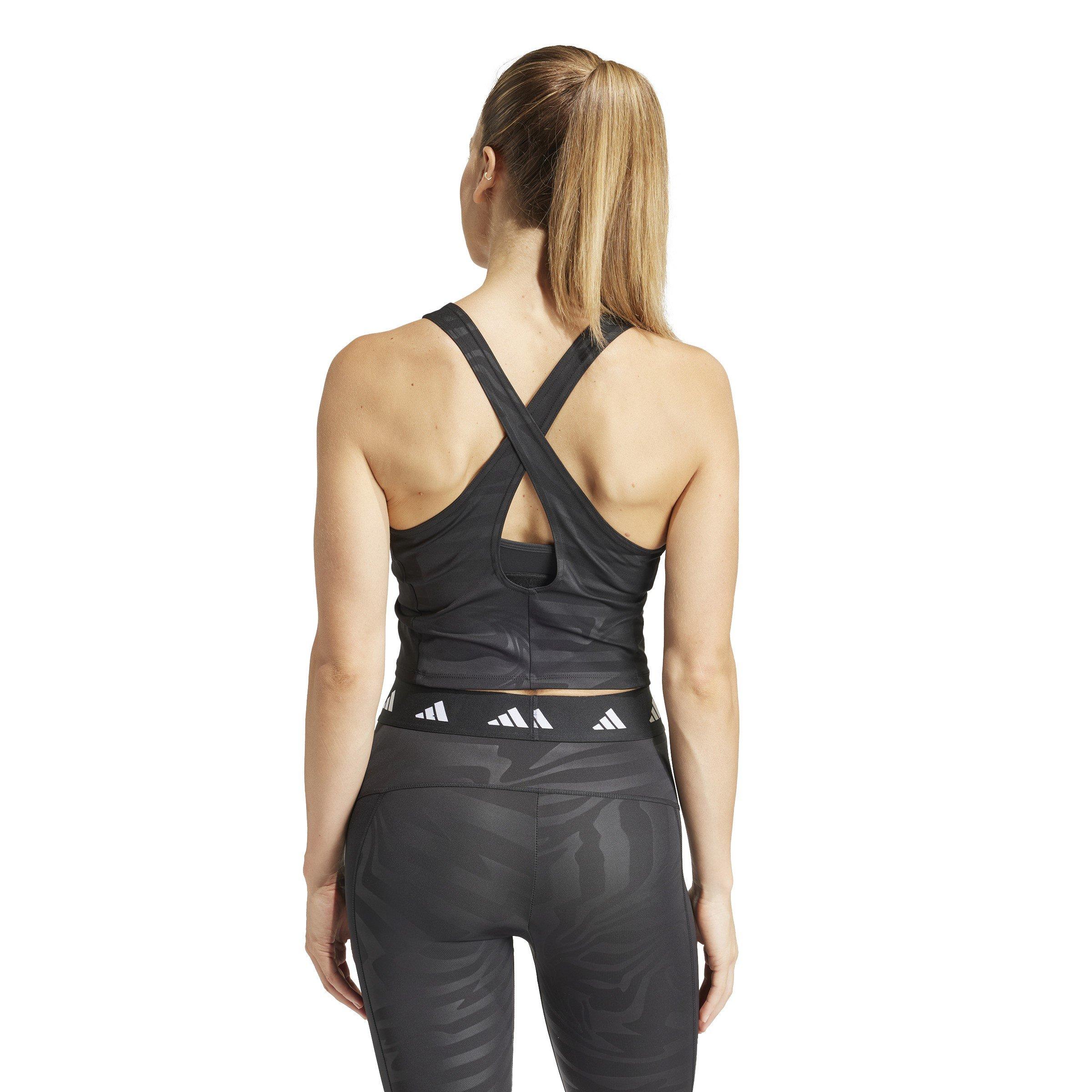 Sort - adidas - Techfit Printed Crop Training Tank Top Womens - 3