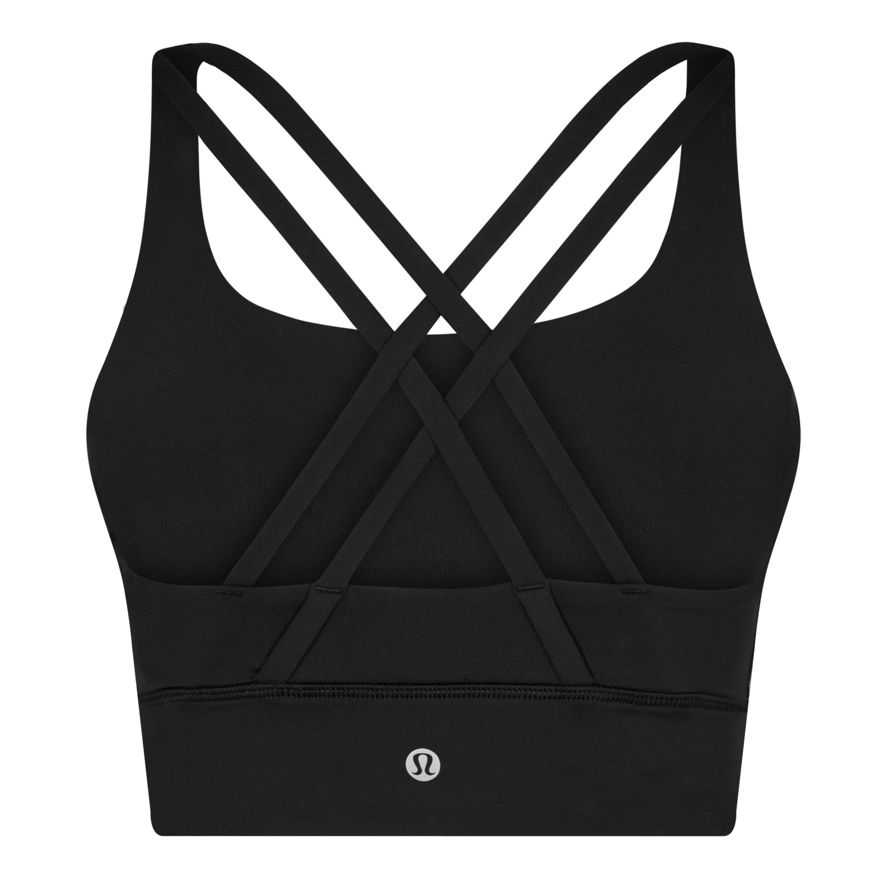 Black - Lululemon - Women'S Energy Longline Sports Bra - 8
