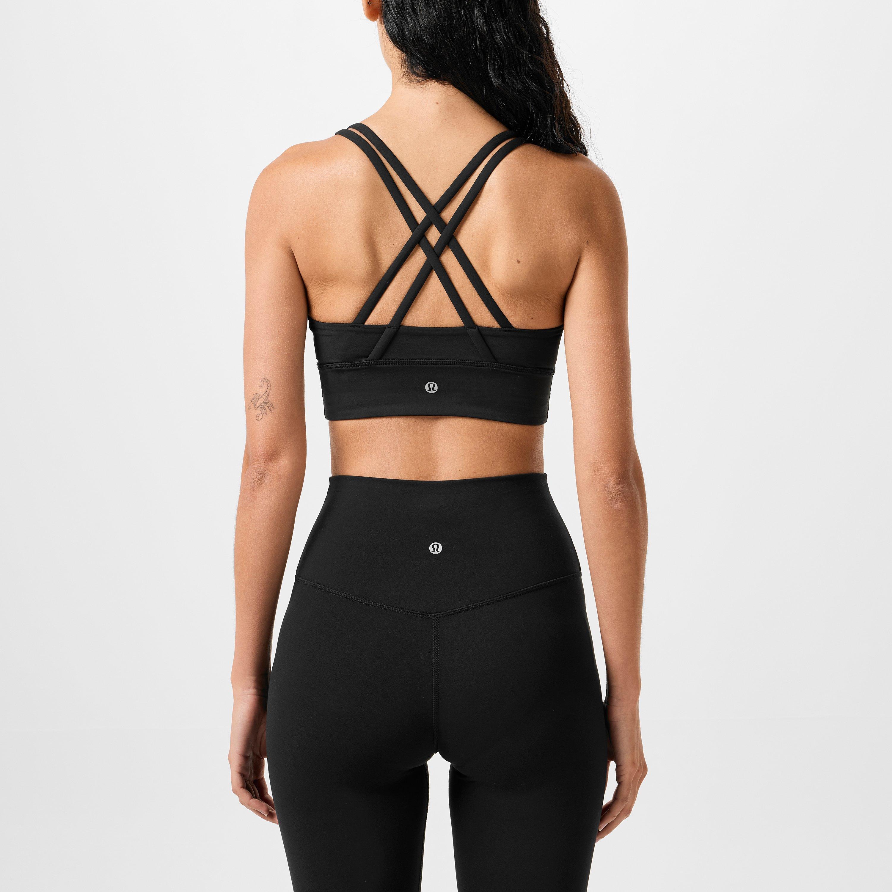 Black - Lululemon - Women'S Energy Longline Sports Bra - 4