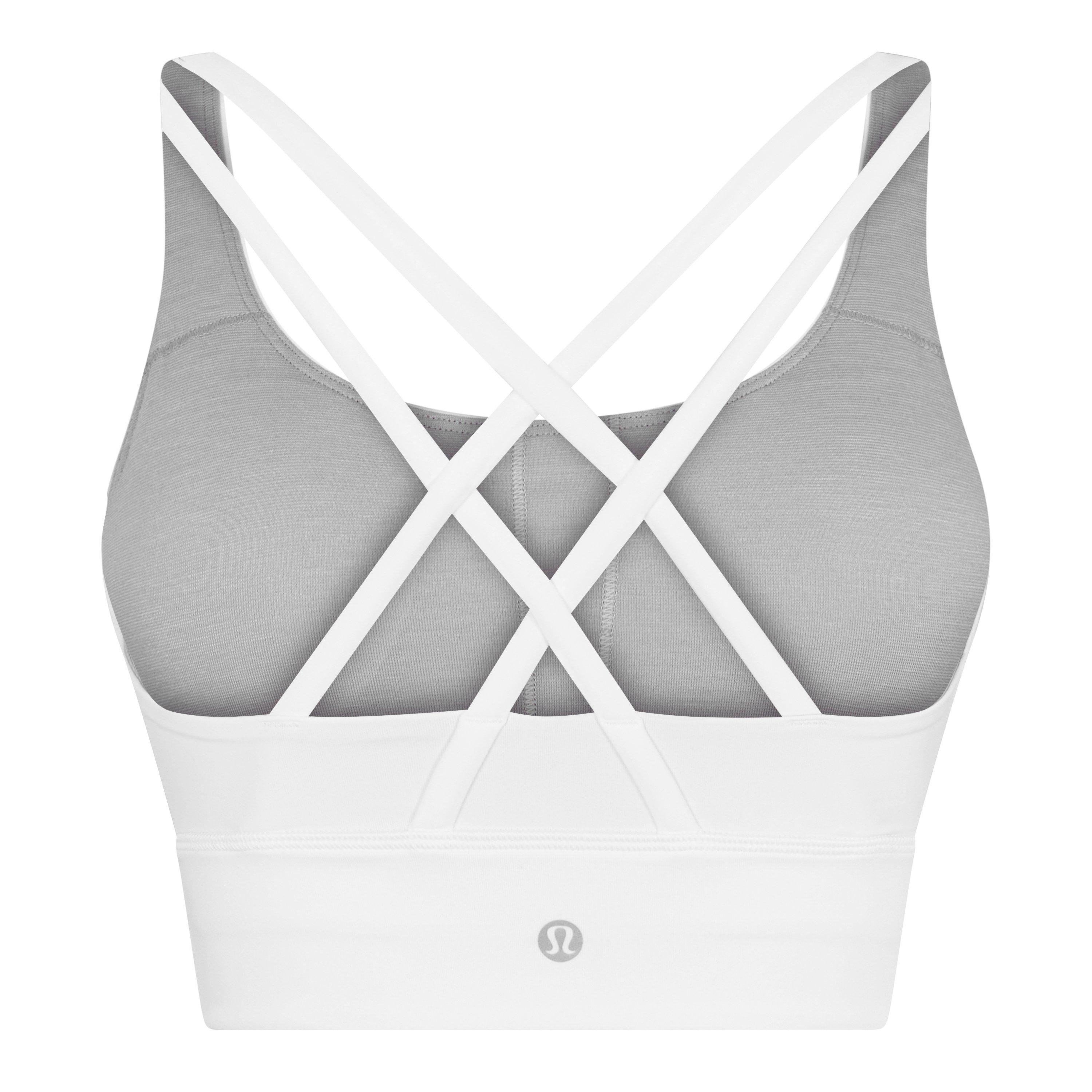 White - Lululemon - Women'S Energy Longline Sports Bra - 8