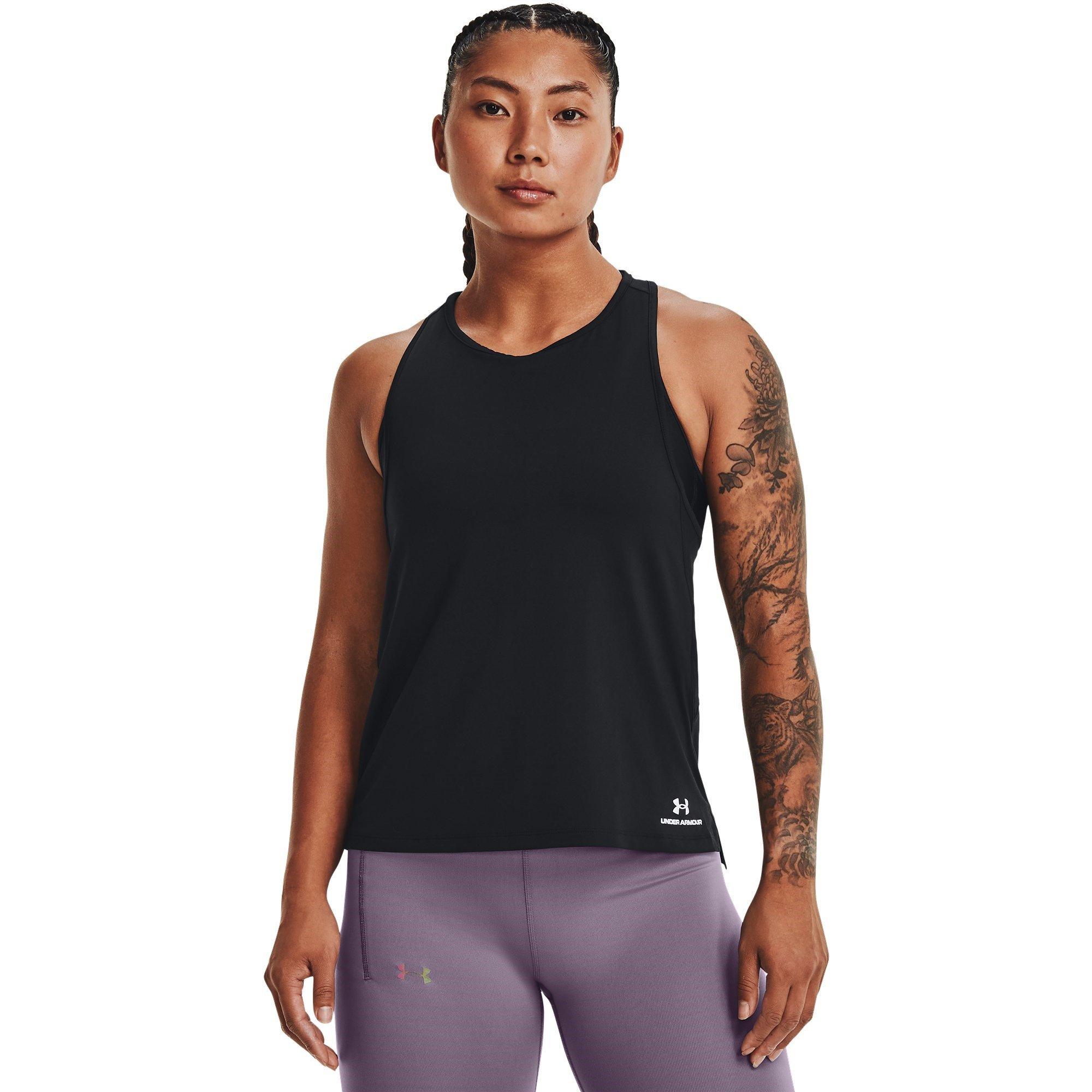 Black/White - Under Armour - Rush Energy Tank Top - 3
