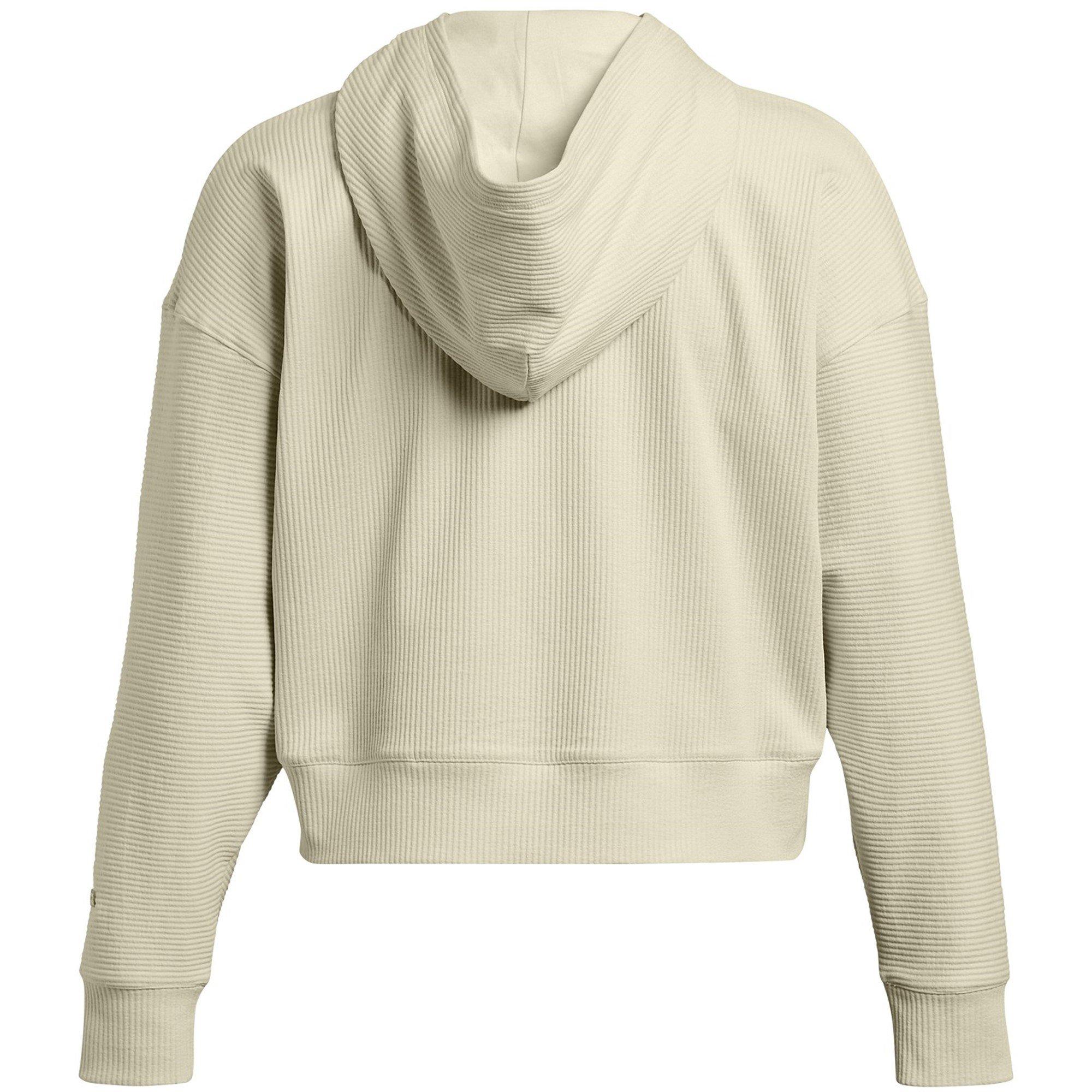 Brown - Under Armour - Women's Journey Rib Over the Head Performance Hoodie - 2