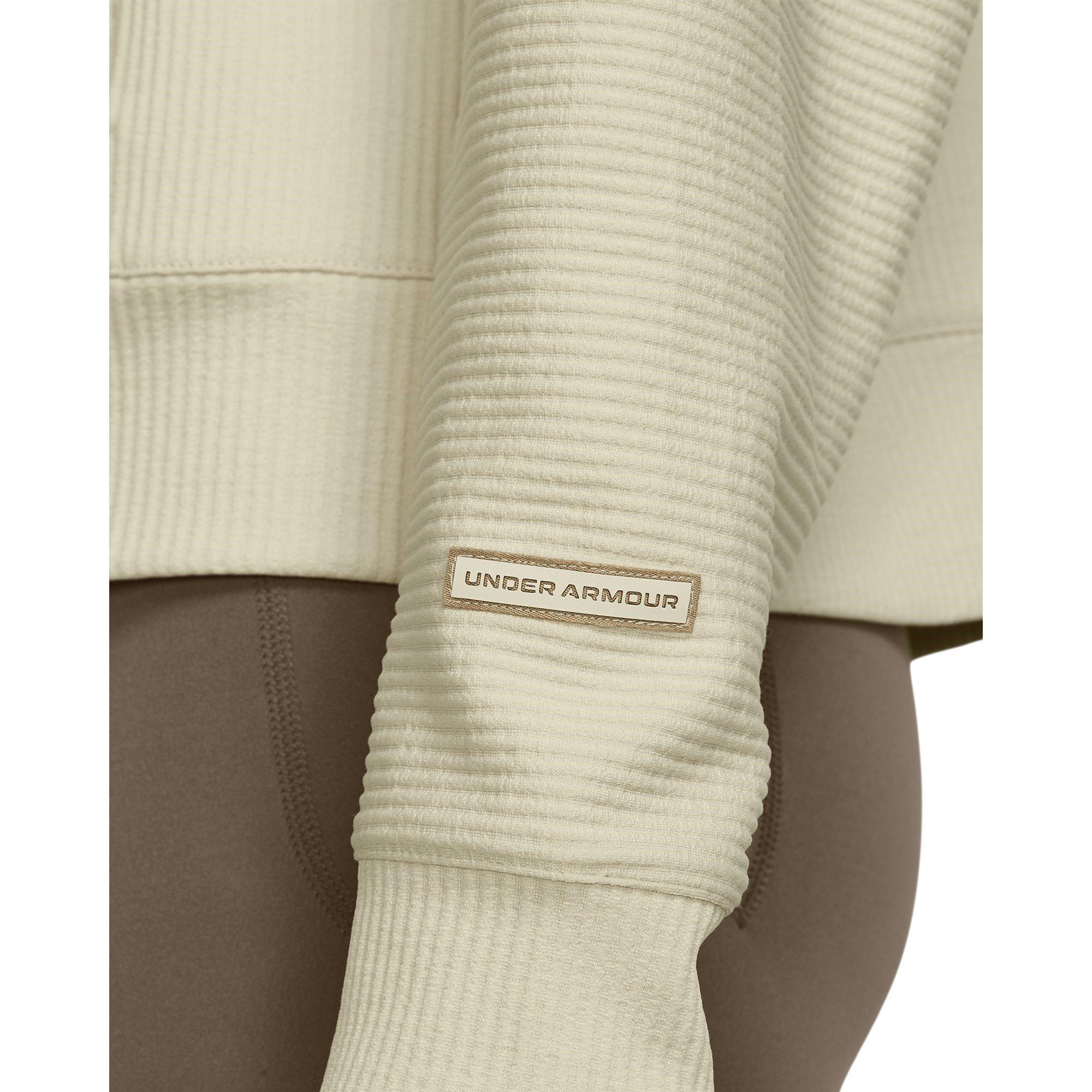 Brown - Under Armour - Women's Journey Rib Over the Head Performance Hoodie - 5