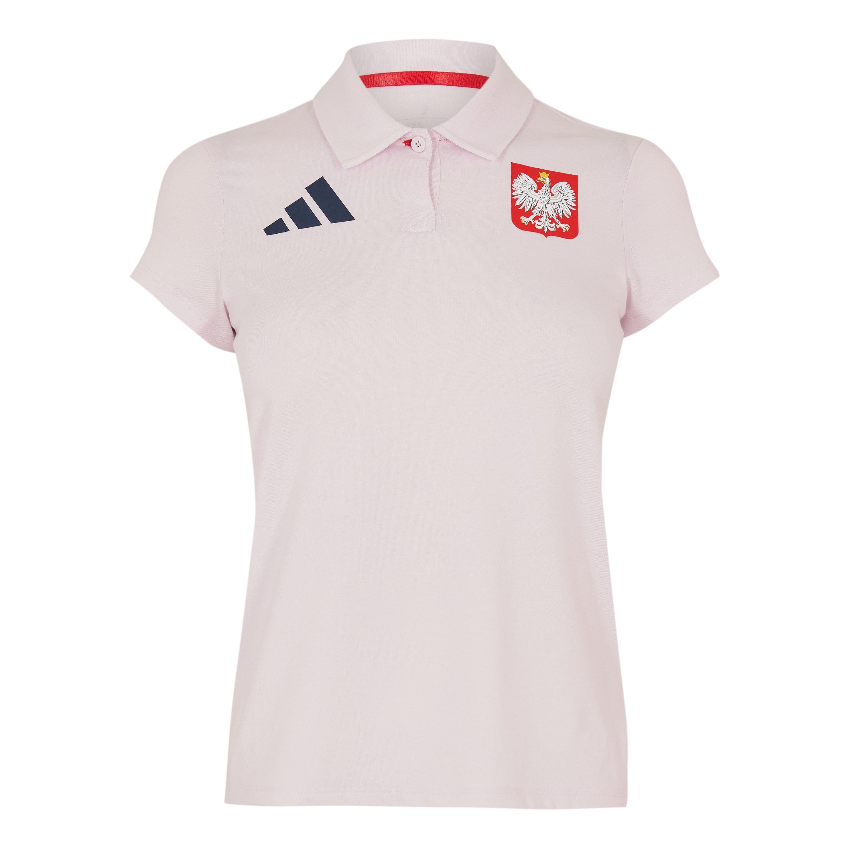 Adidas Women's Short Sleeve Performance Polo Shirt - Almost Pink - 16 (XL)