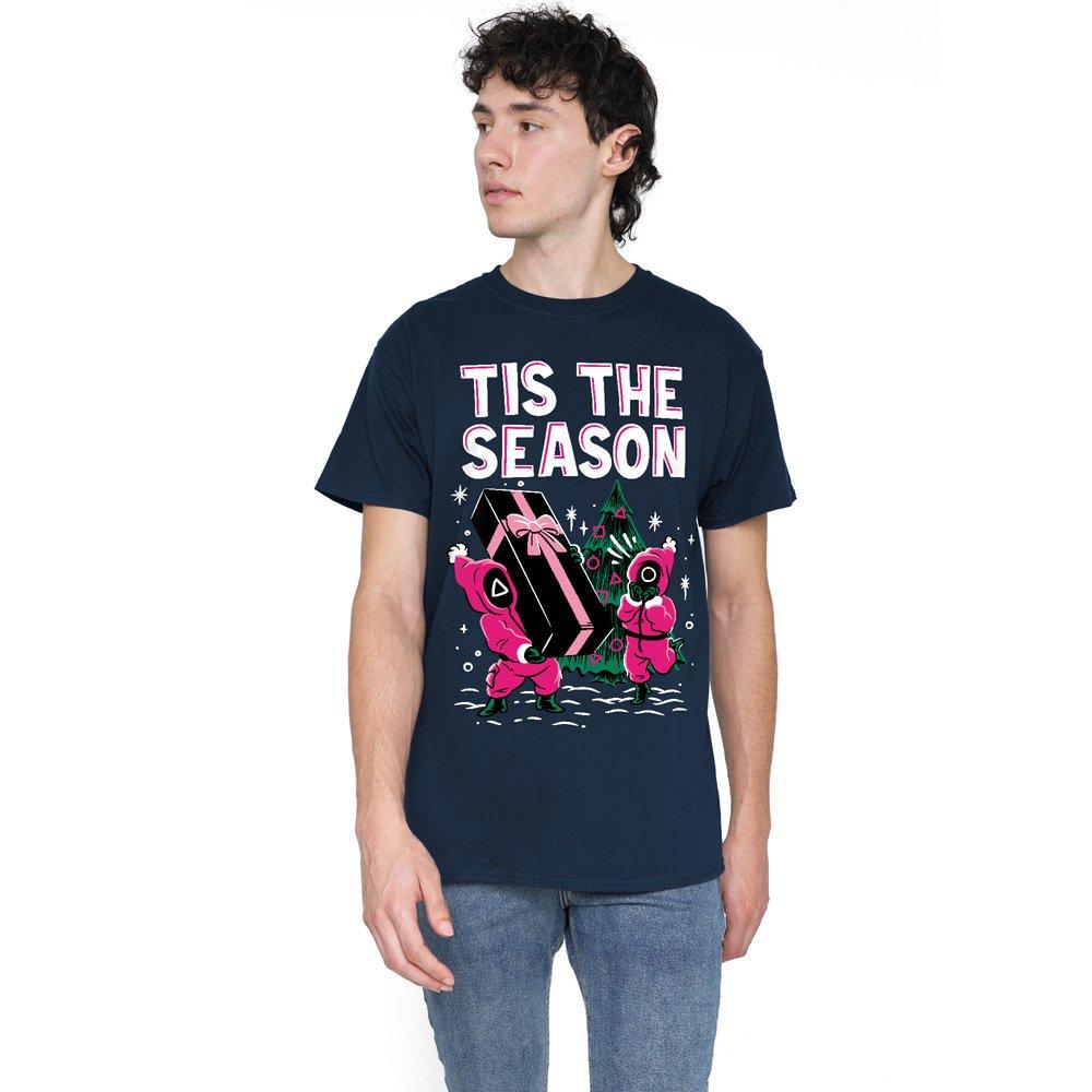Navy - Squid Game - Squid Game Tis The Season Mens T-Shirt Navy - 1