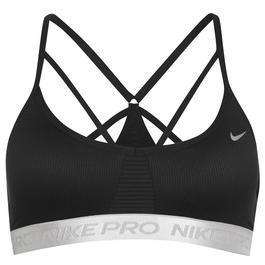 Nike Aeroreact Training Light-Support 3-Stripes Low Impact Sports Bra Womens