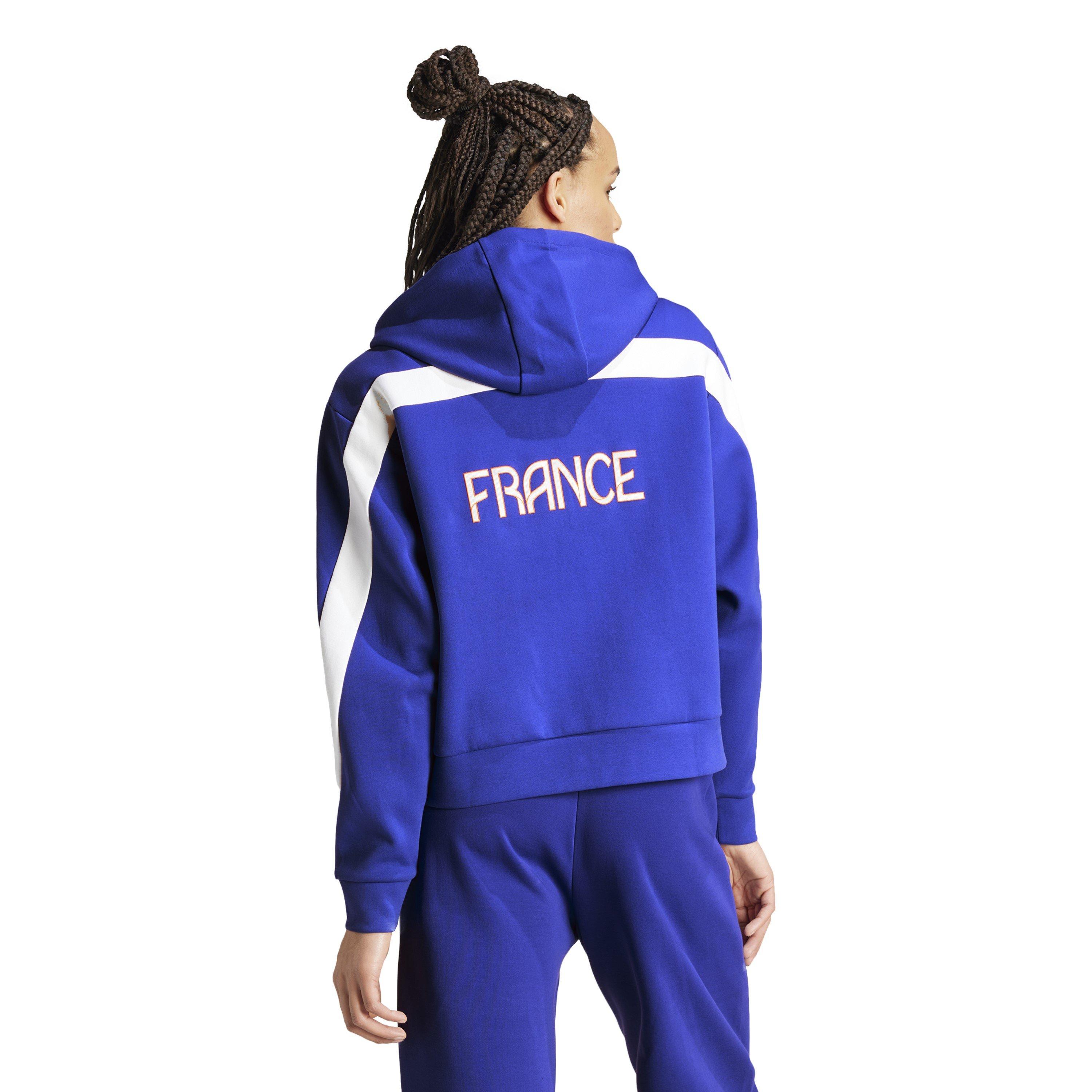 Semi Lucid Blue - adidas - Team F Hoody Ld99 - 3