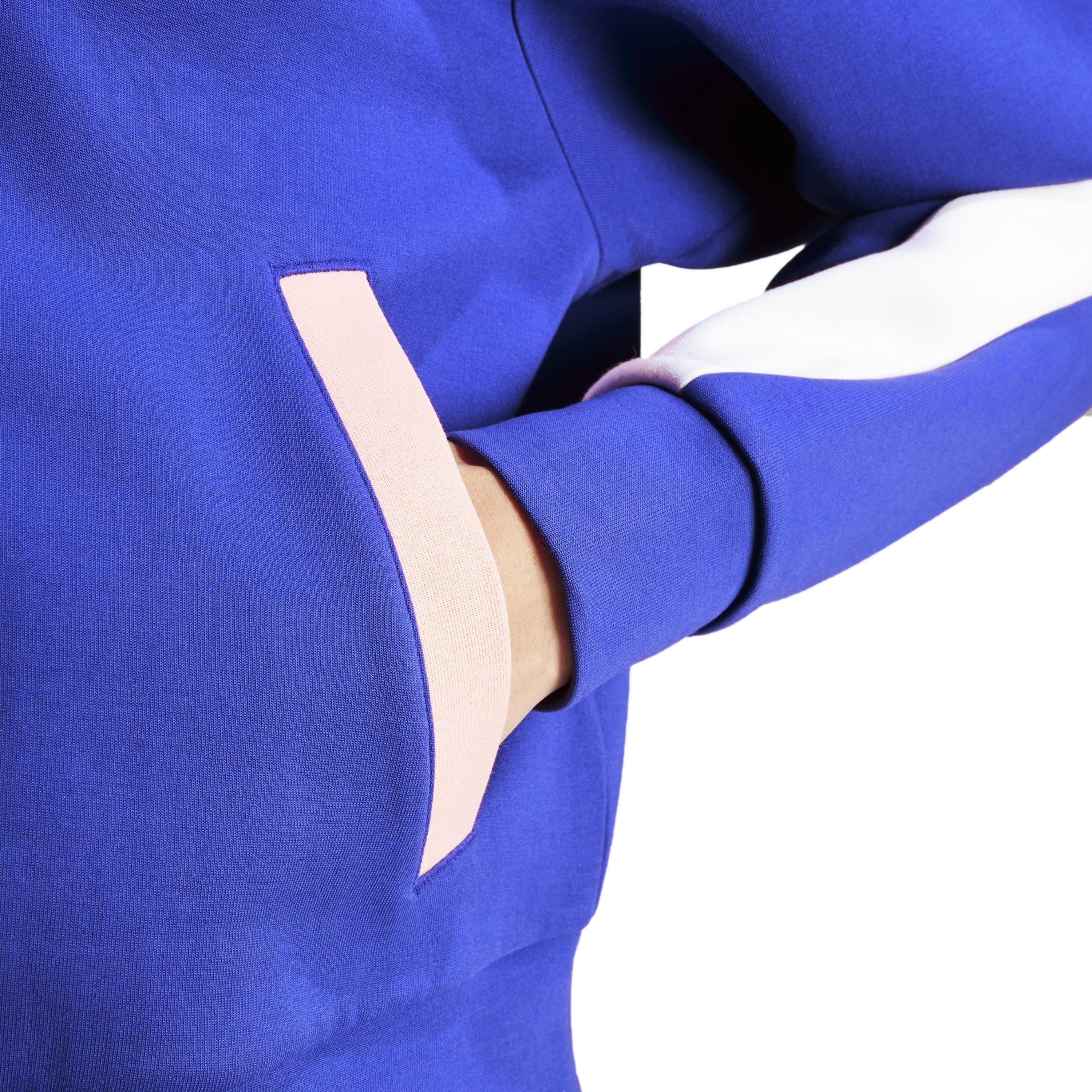 Semi Lucid Blue - adidas - Team F Hoody Ld99 - 4