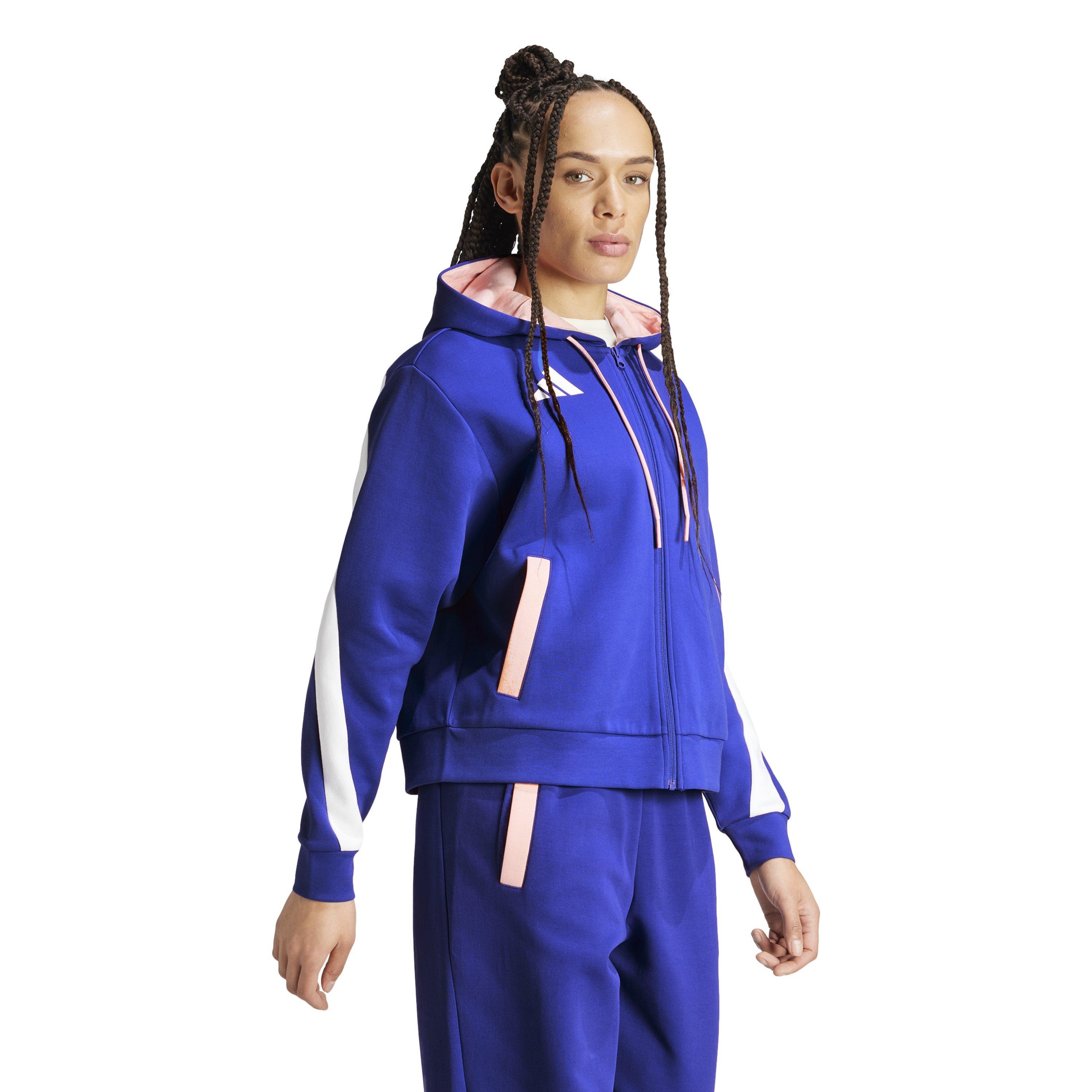 Semi Lucid Blue - adidas - Team F Hoody Ld99 - 6