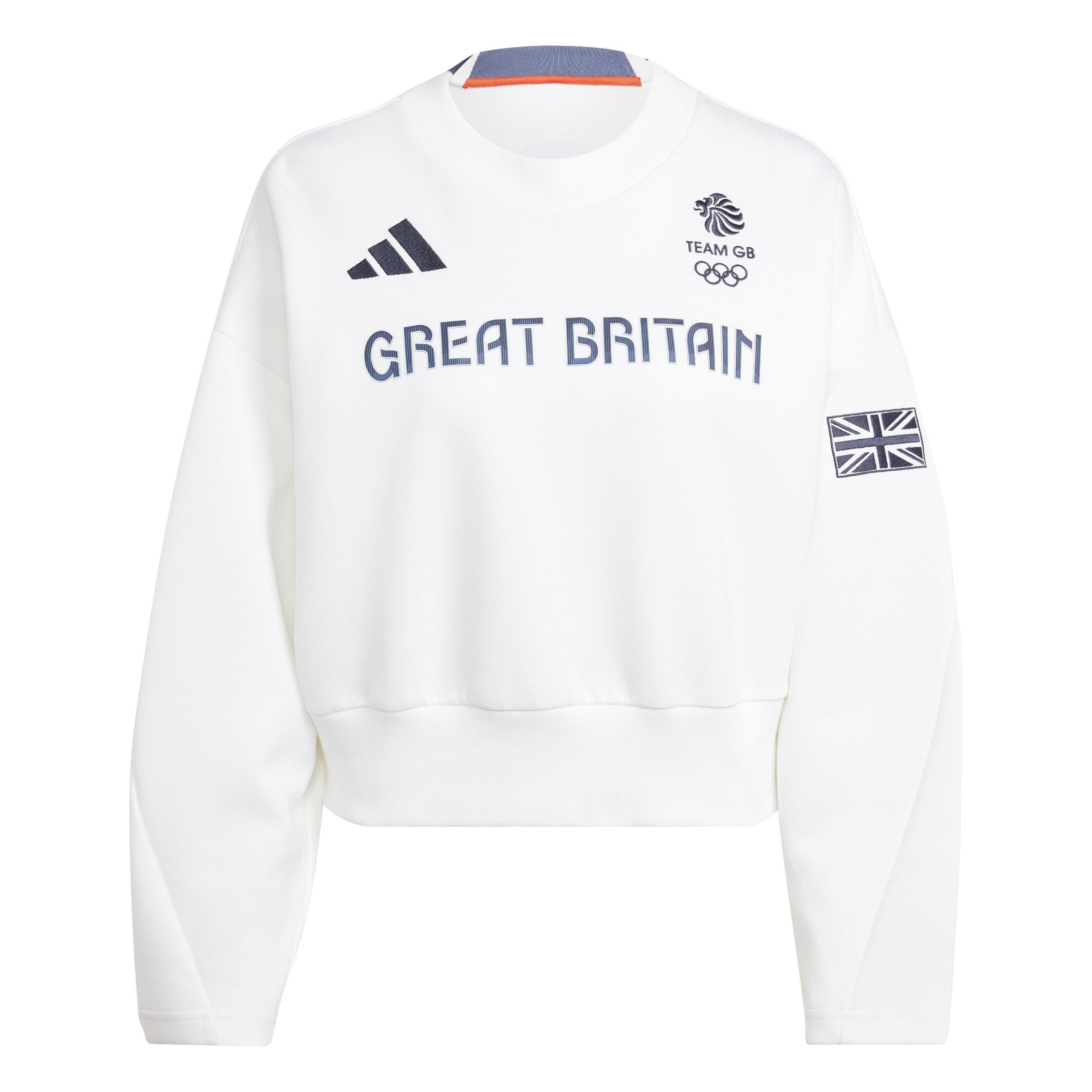 White - adidas - Team Gb Sweat W Sweatshirt Womens - 1