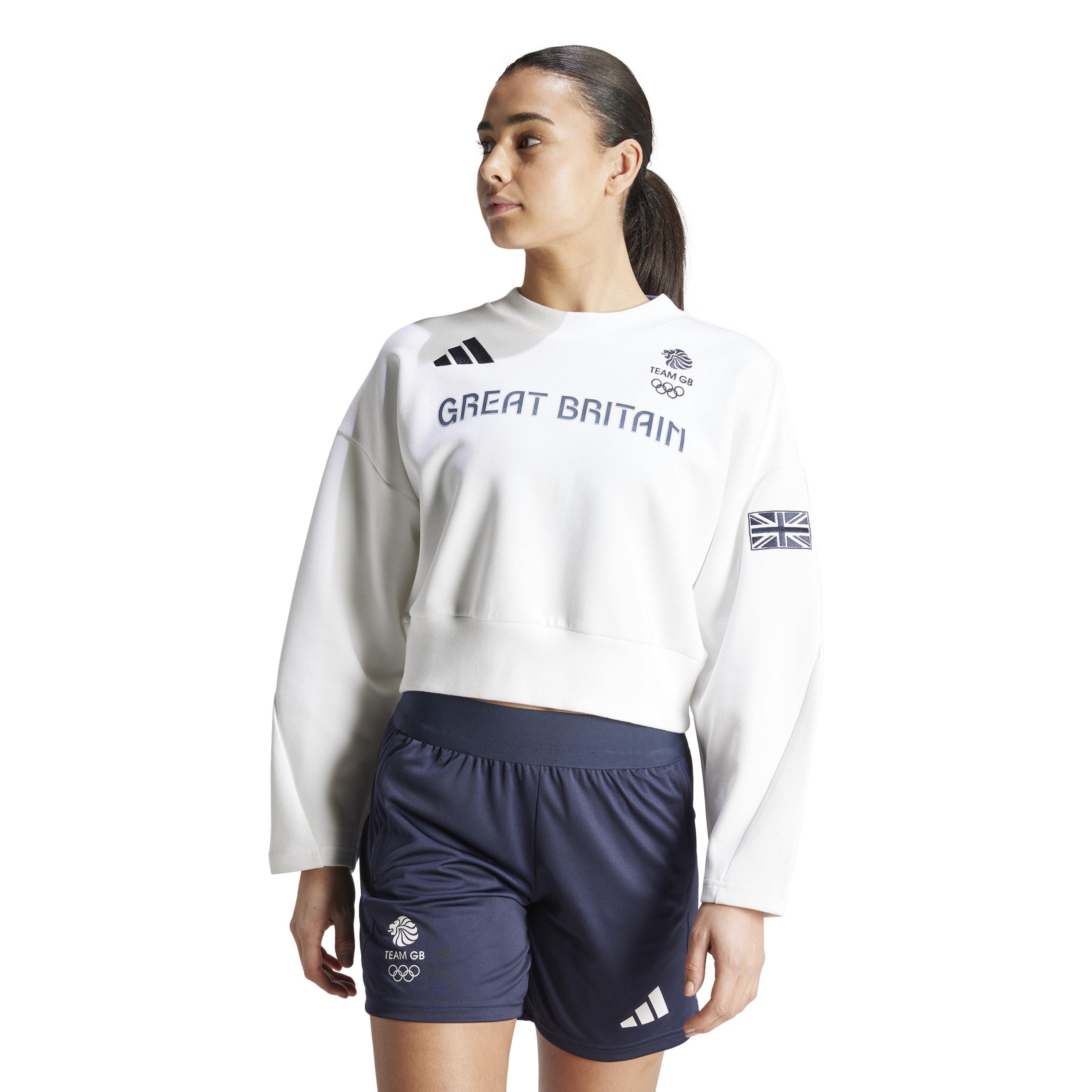 Blanco - adidas - Team Gb Sweat W Sweatshirt Womens - 2