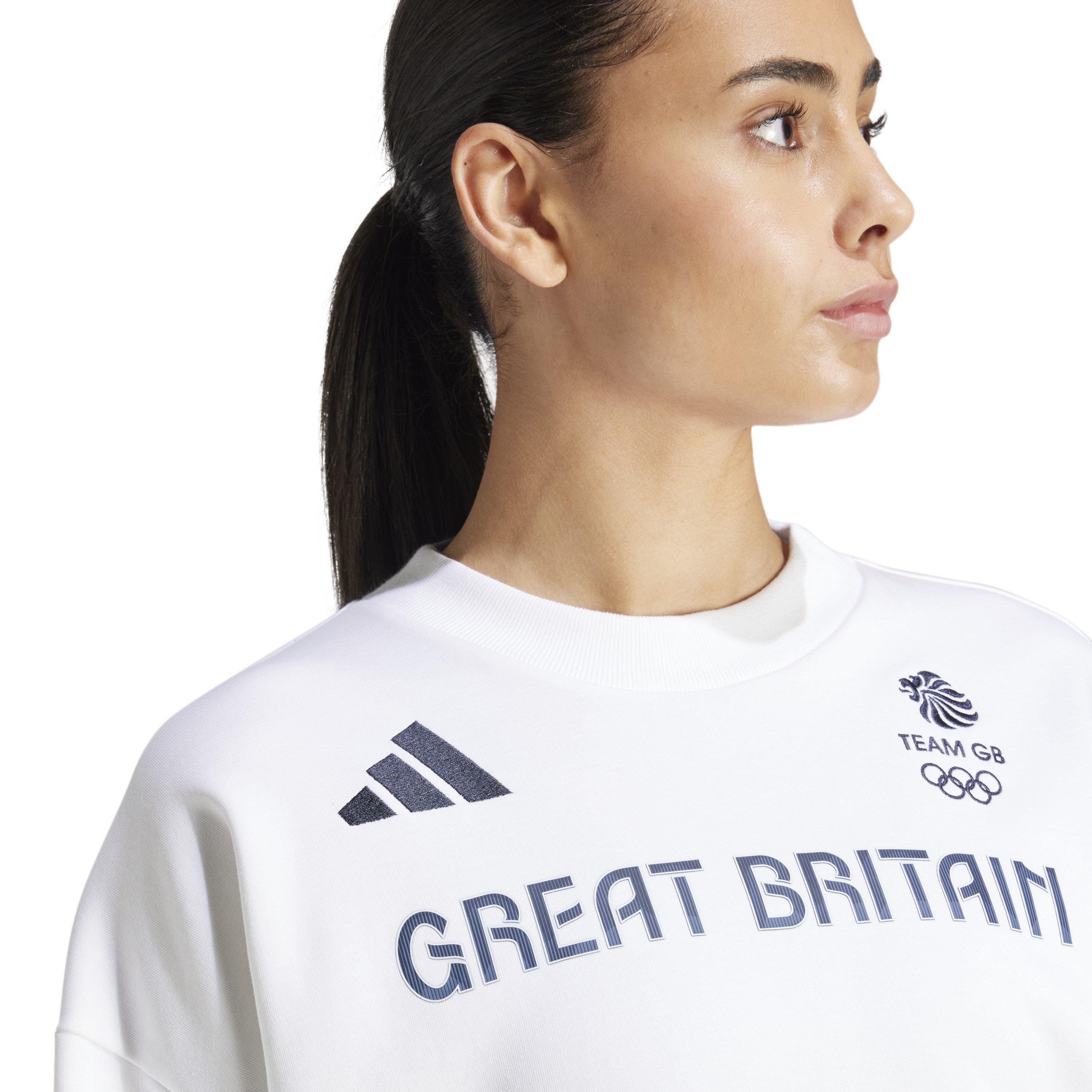 Blanco - adidas - Team Gb Sweat W Sweatshirt Womens - 5