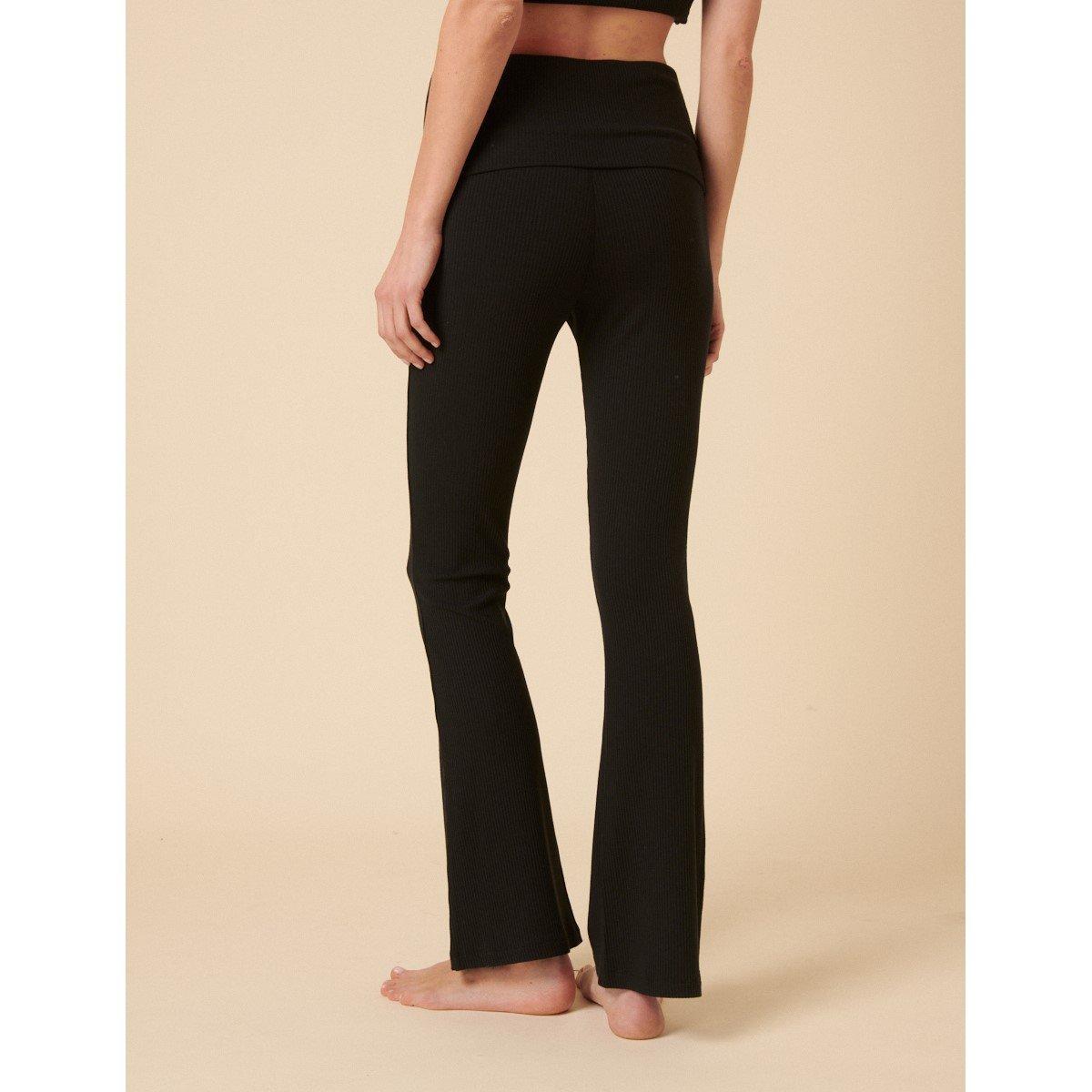 Sort - Nobodys Child - Rib Yoga Trousers Ld99 - 3