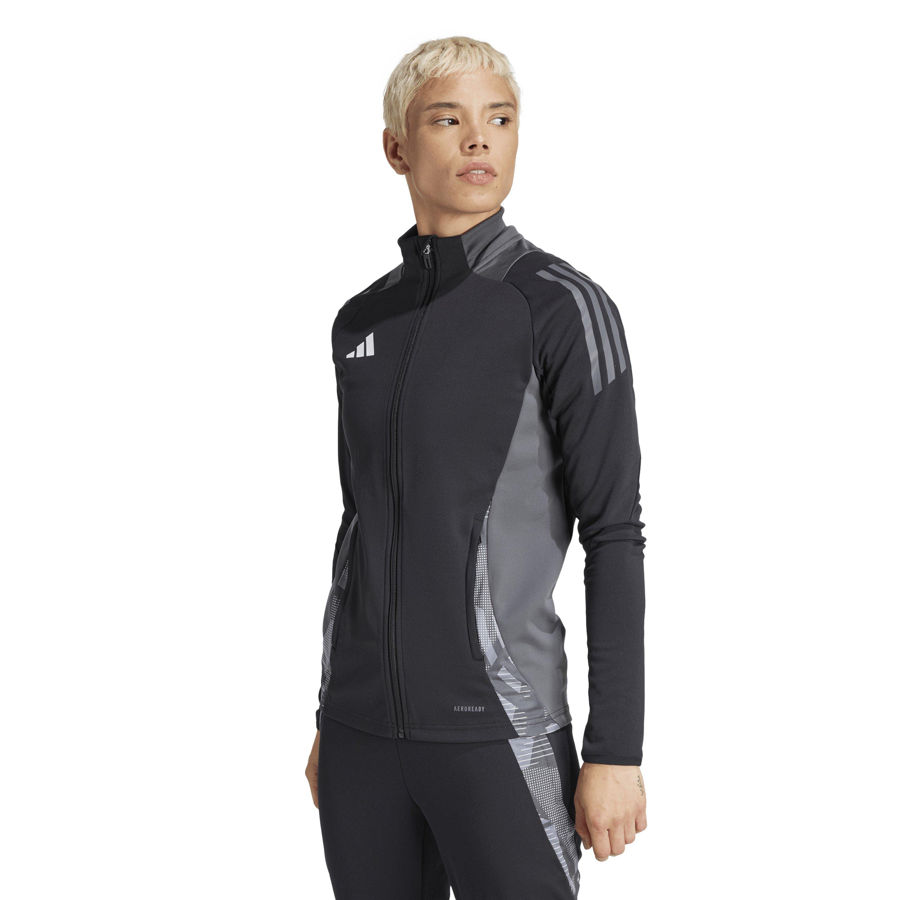 Preto/Cinzento Escuro - adidas - Tiro24 C Trjktw Tracksuit Top Womens - 2