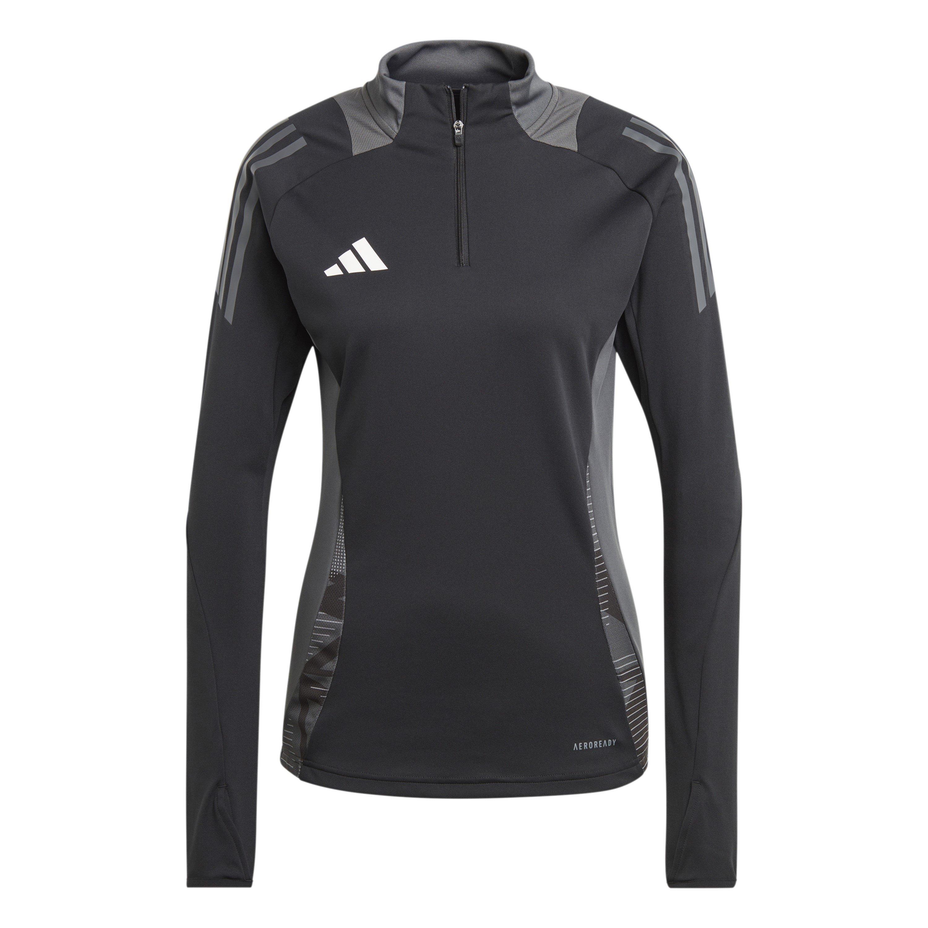 Adidas Women's Tiro24 Tracksuit Top - Black/Dark Grey - 14 (L)