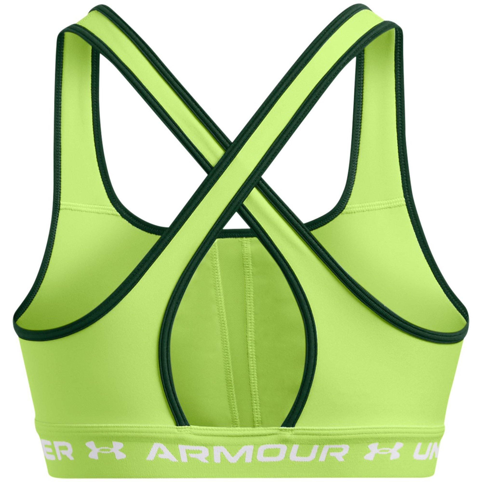 Verde - Under Armour - Crossback Mid Sports Bra - 2