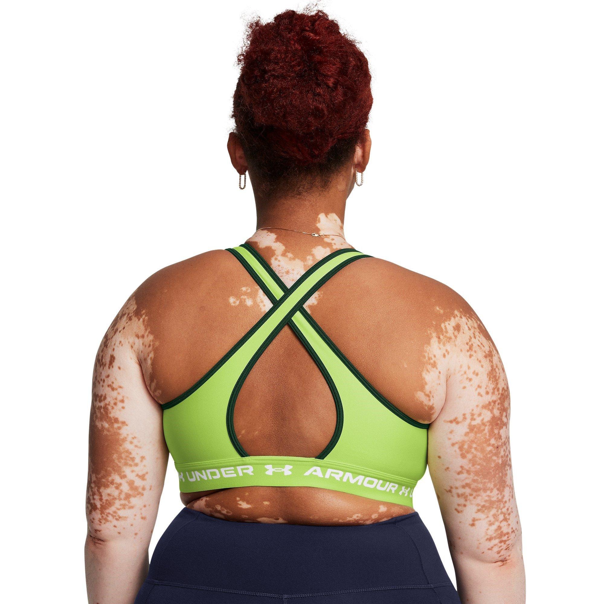 Verde - Under Armour - Crossback Mid Sports Bra - 10