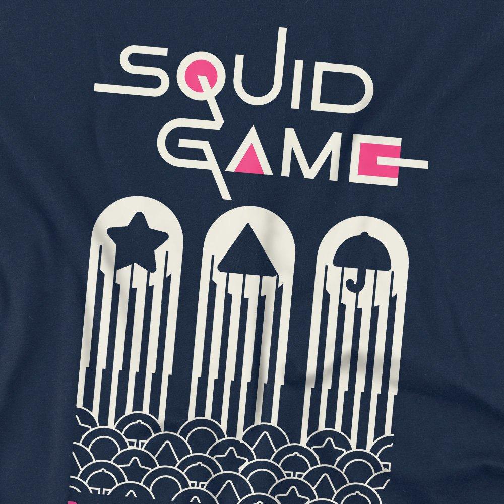 Navy - Squid Game - SQUID GAME DALGONA CANDY SHAPES T-Shirt - 2