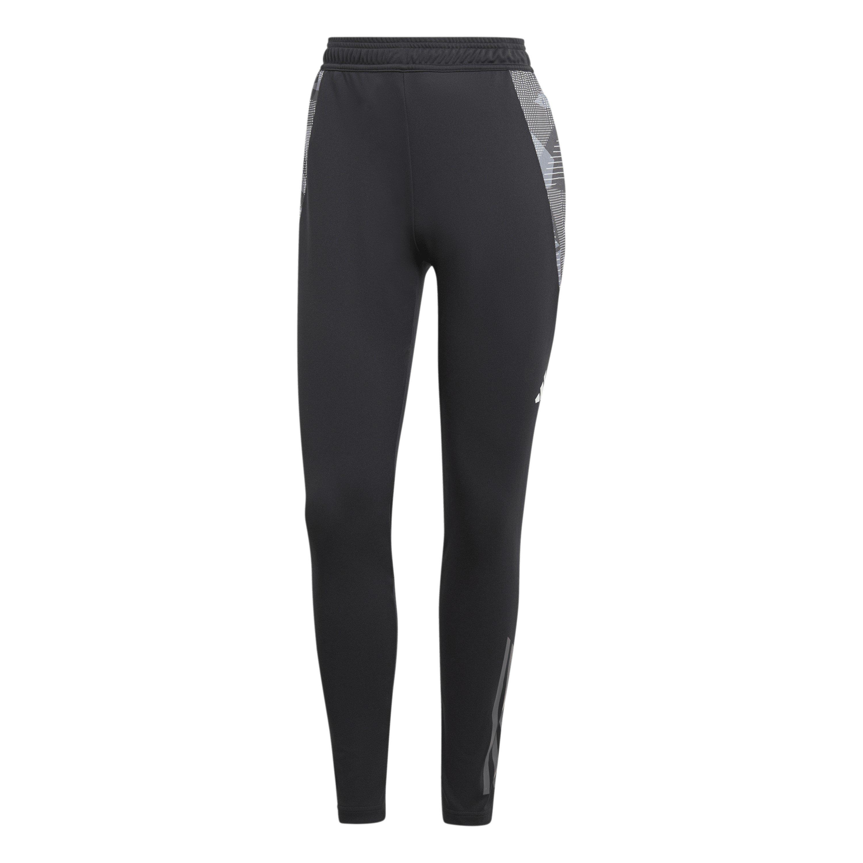 Adidas Women's Tiro24 Performance Tracksuit Bottoms - Black/Dark Grey - 14 (L)