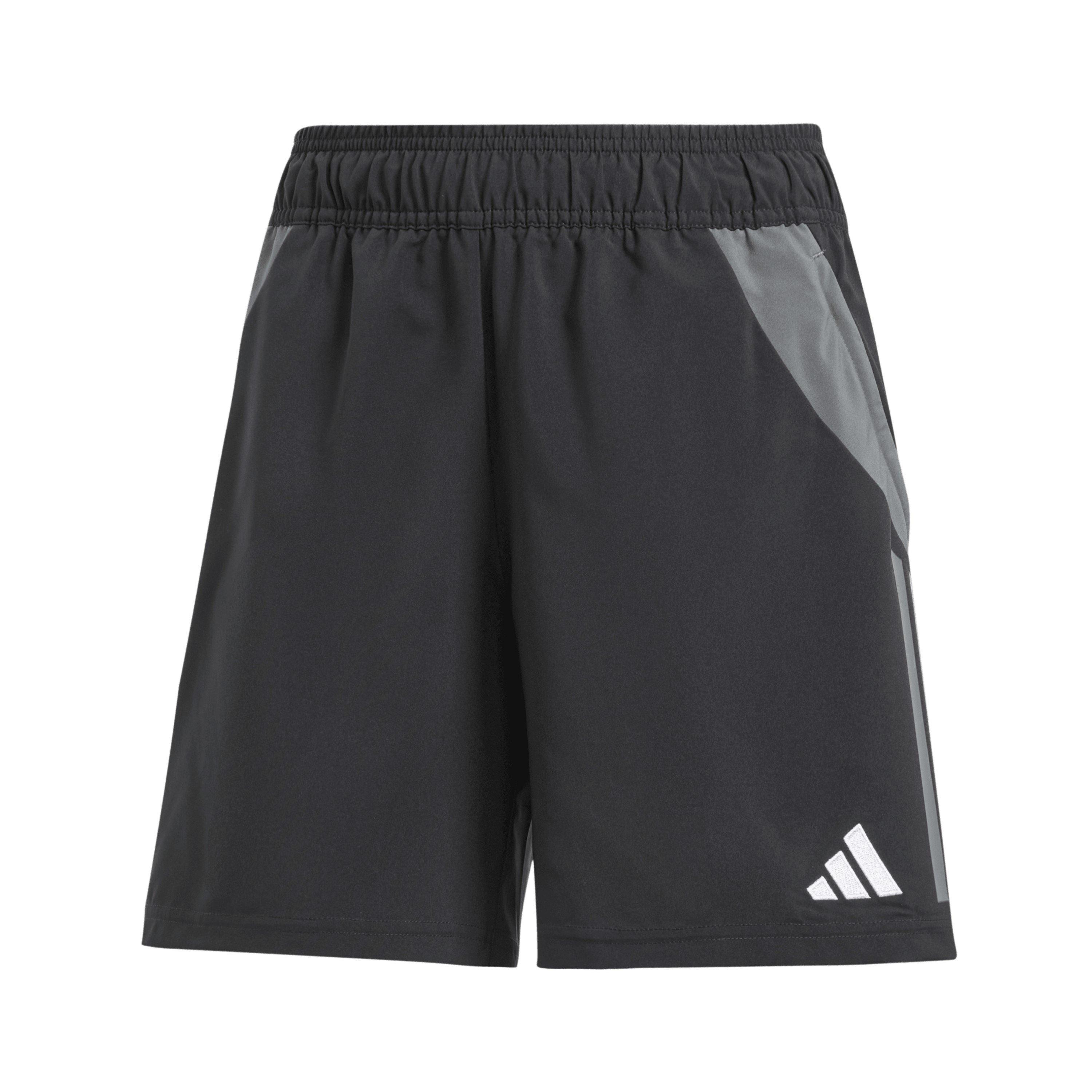 Adidas Women's Tiro24 Football Shorts - Black/Dark Grey - 14 (L)