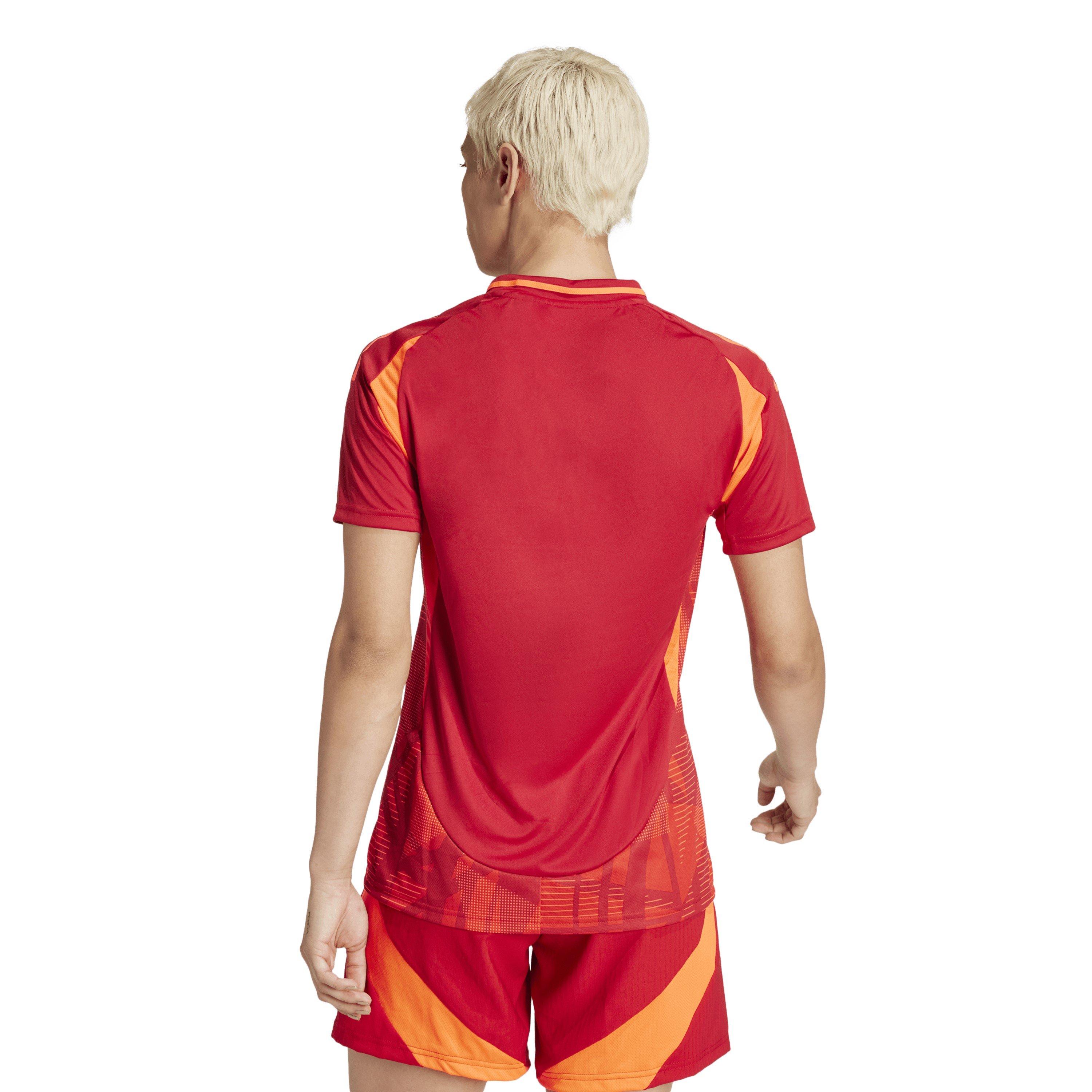 Power Red - adidas - Tiro24 C M Jsyw T-Shirt Womens - 4