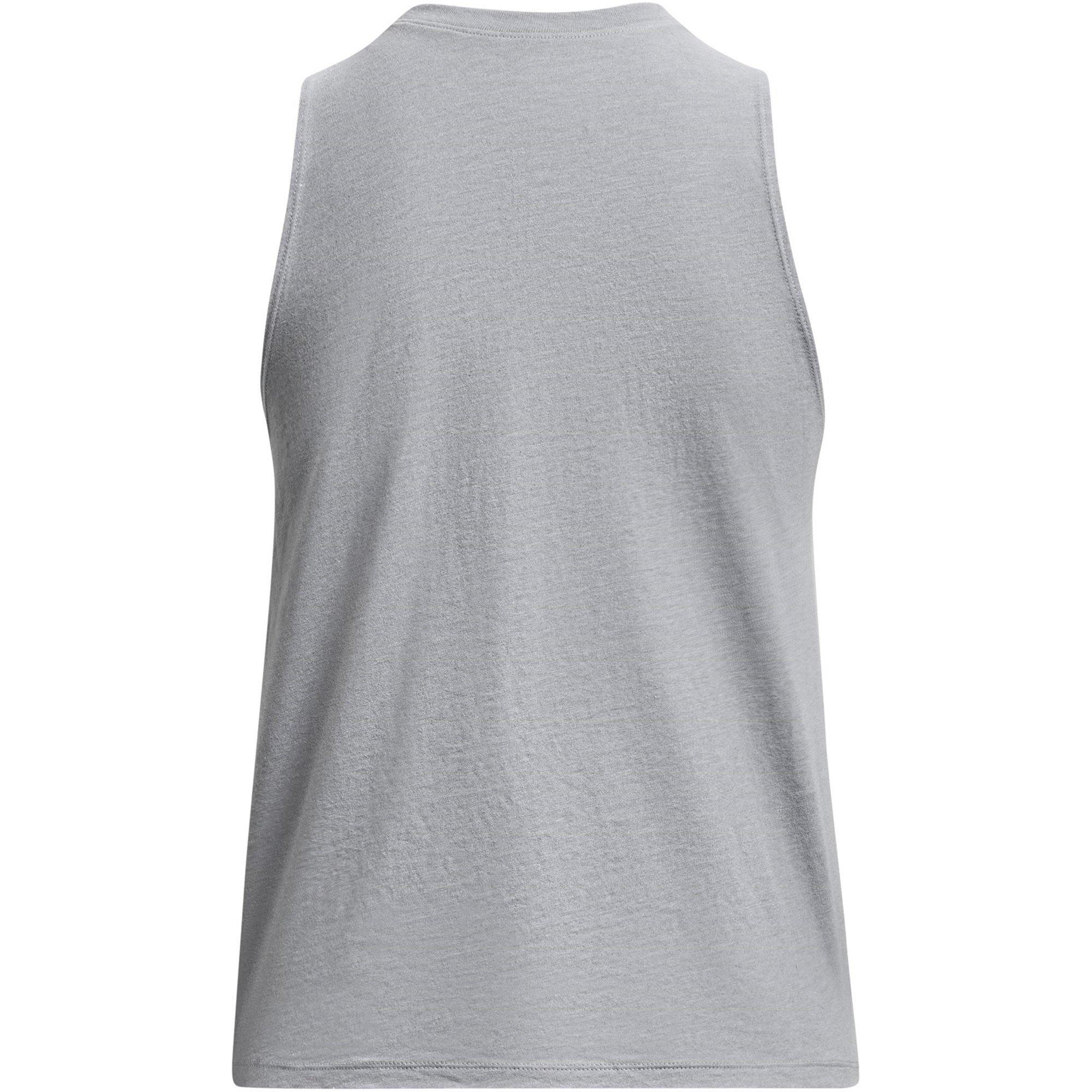 Grey - Under Armour - Armour Live Sportstyle Graphic Tank Top Ladies - 2
