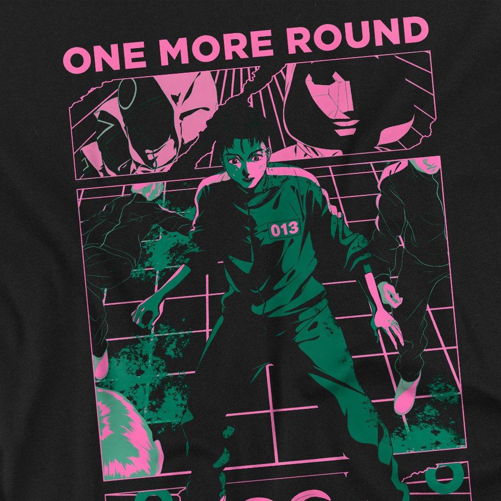 Black - Squid Game - SQUID GAME ONE MORE ROUND ANIME Long Sleeve T-Shir - 2