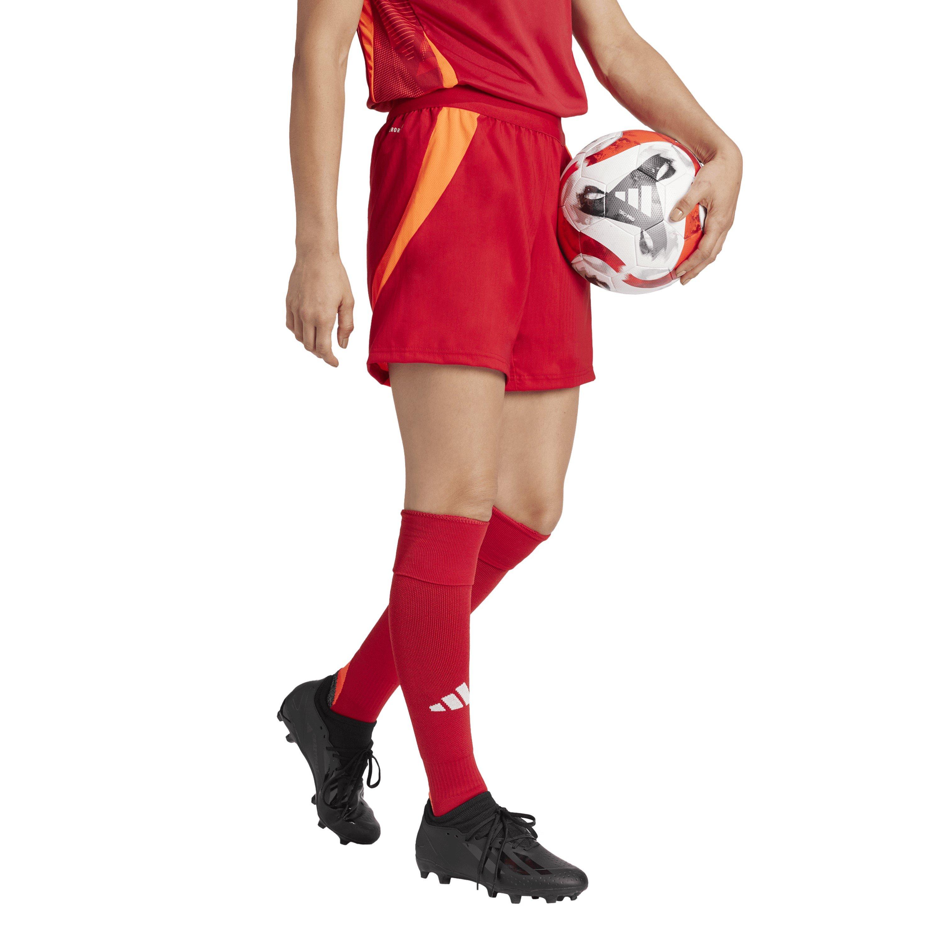 Power Red - adidas - Tiro24 C M Show Football Short Womens - 6