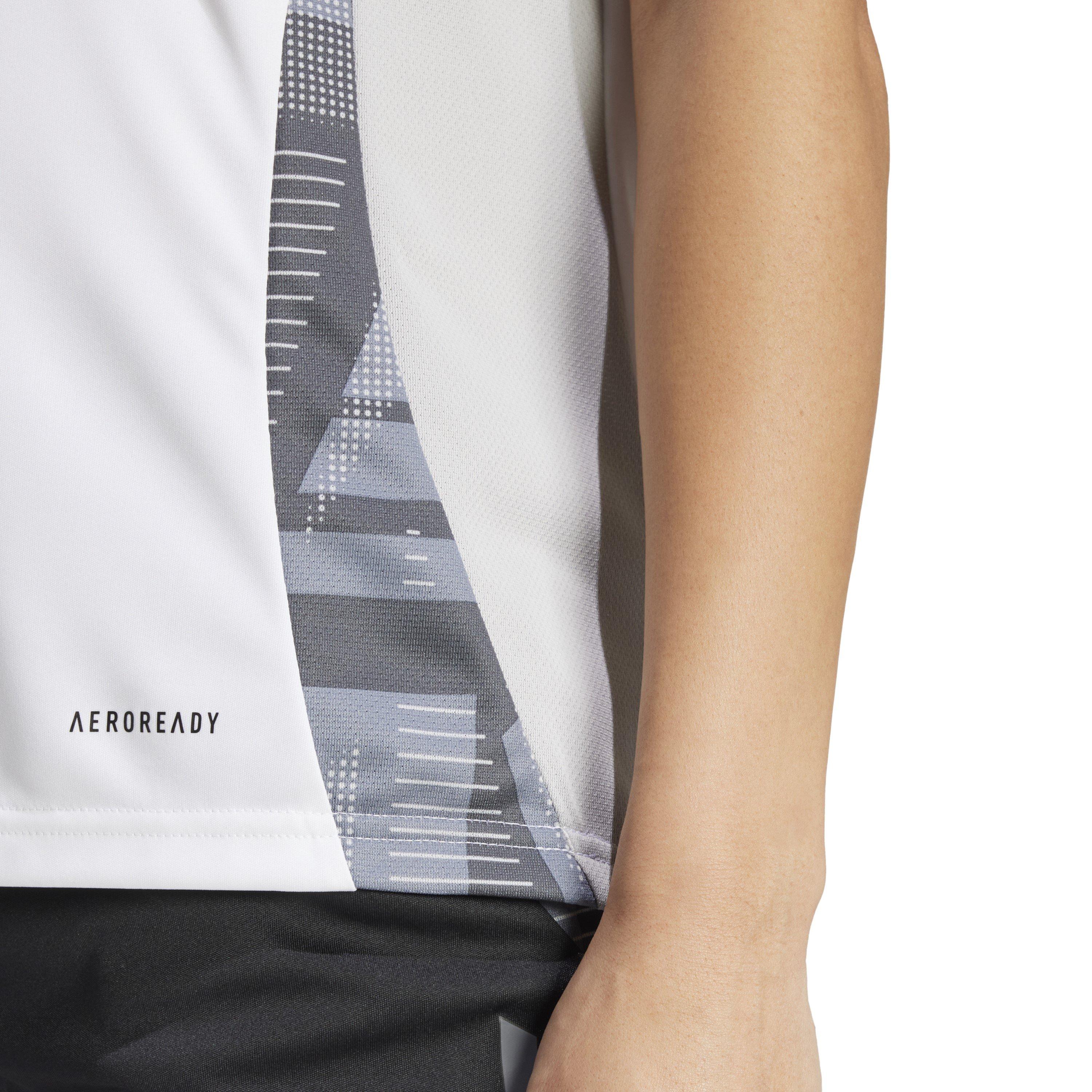 White - adidas - Women's Tiro 24 Short Sleeve Performance T-Shirt - 6