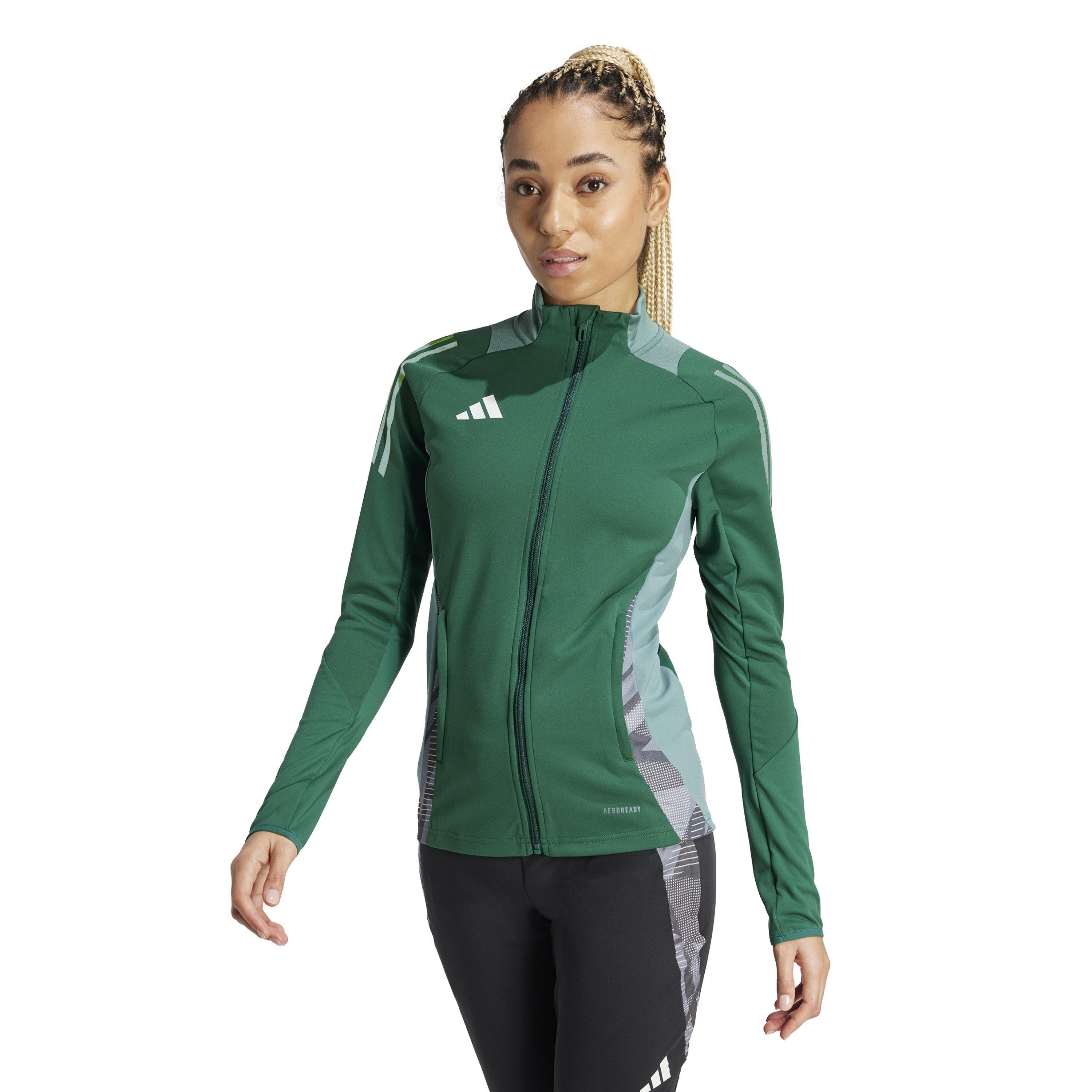 Dark Green - adidas - Women's Tiro24 Tracksuit Top - 2