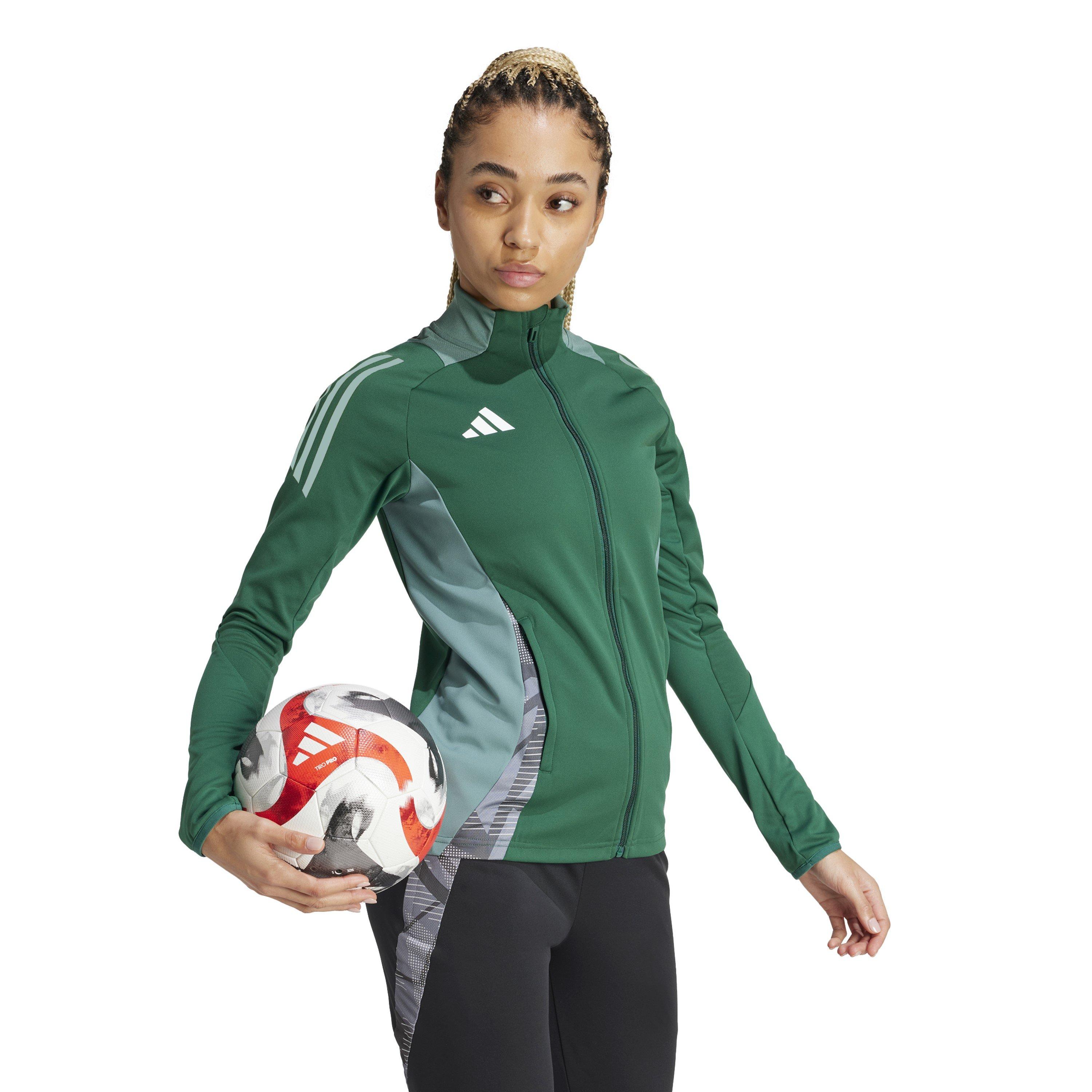 Dark Green - adidas - Women's Tiro24 Tracksuit Top - 6