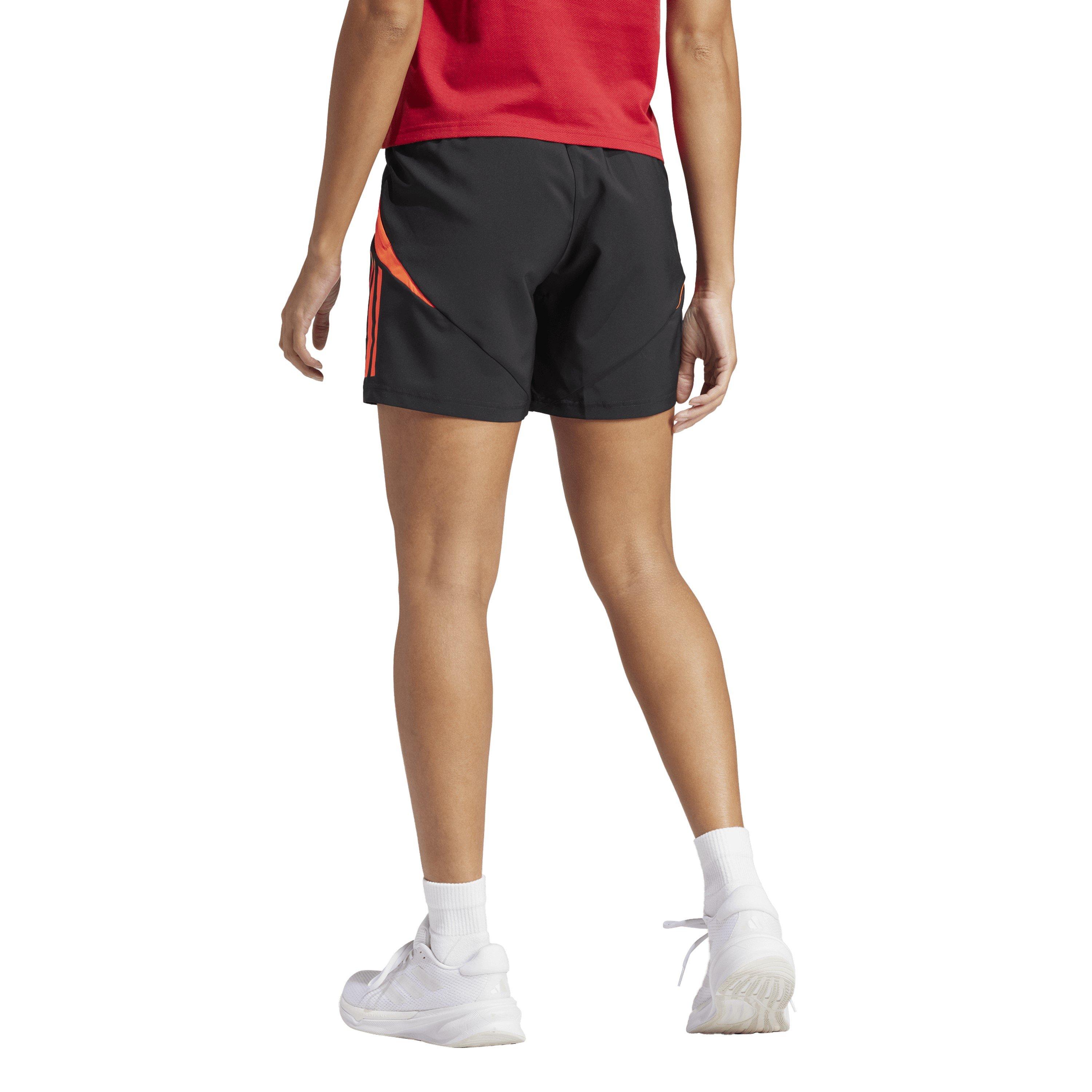 Noir/Rouge Solaire - adidas - Tiro24 C Dtshow Football Short Womens - 3