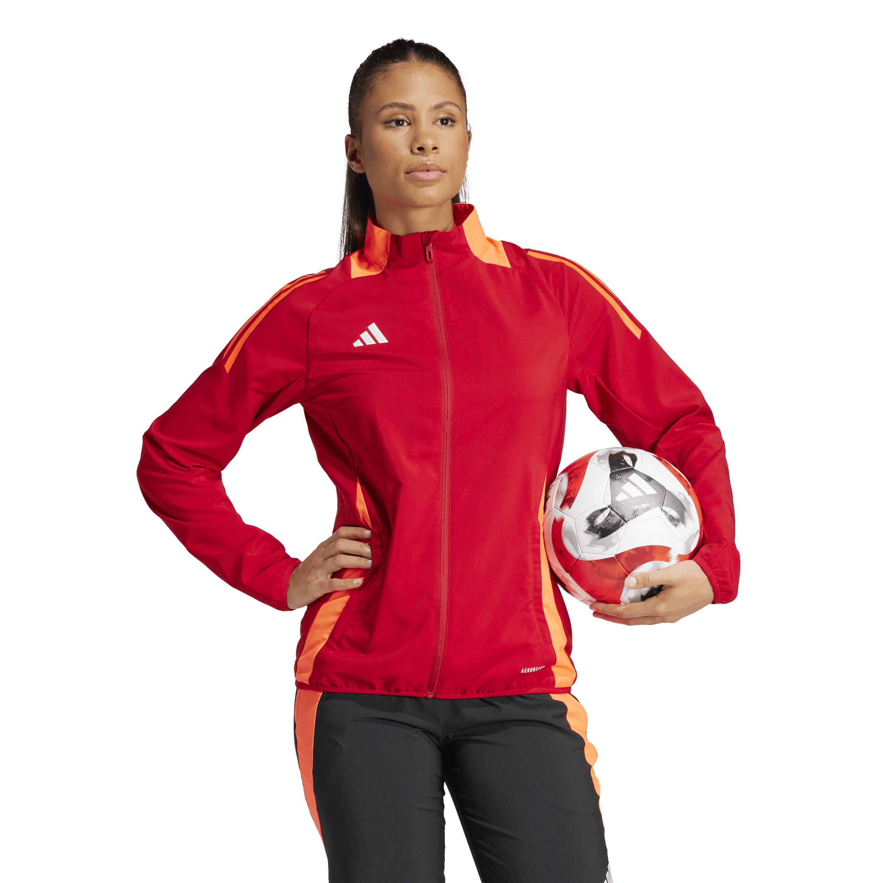 Power Red - adidas - Tiro24 Cprejktw Tracksuit Top Womens - 6