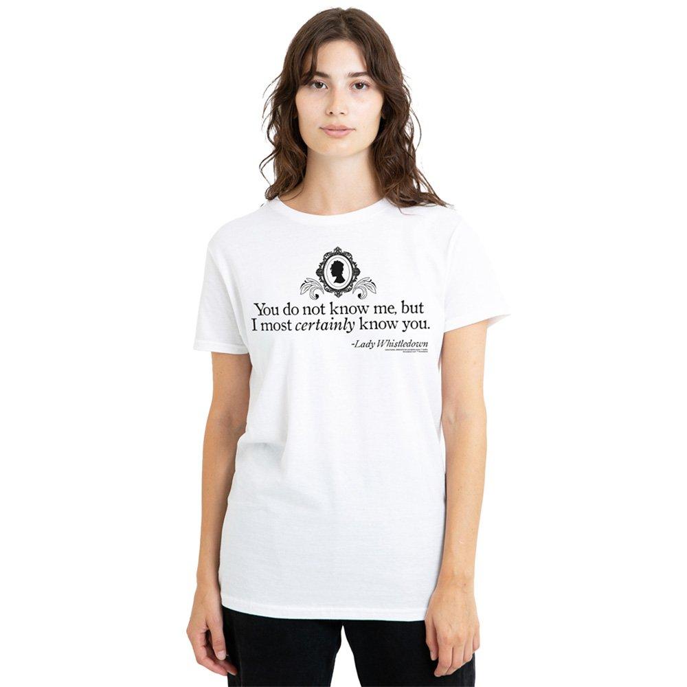 White - Bridgerton - Bridgerton - You Do Not Know Me T-Shirt White - 1