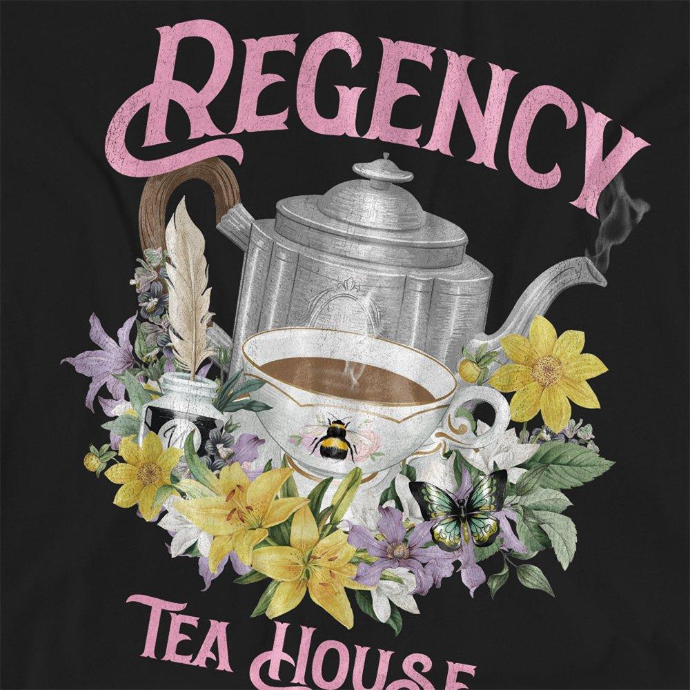 Black - Bridgerton - Bridgerton - Regency Tea House T-Shirt Black - 2