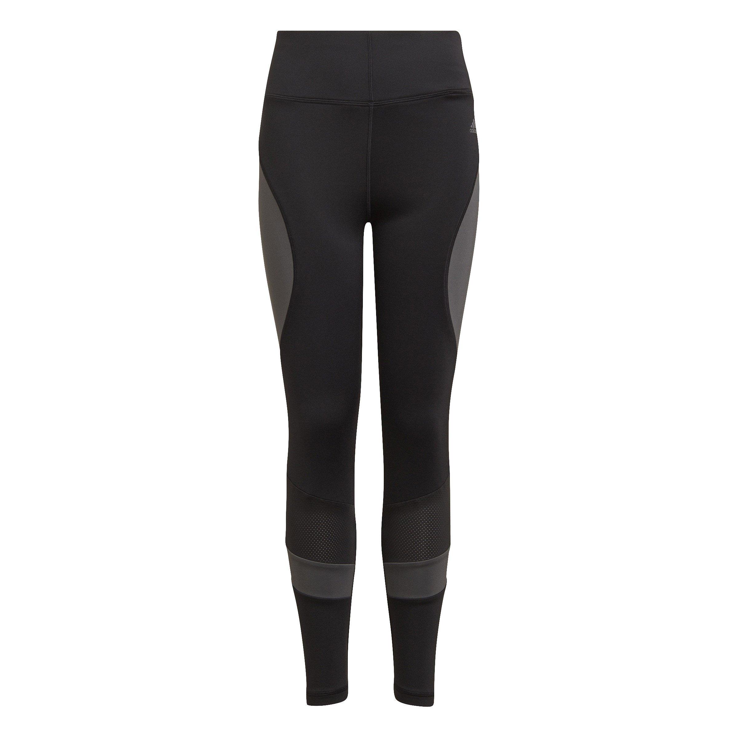 Black/Grey - adidas - HIIT 7/8 Tights Junior Girls - 1