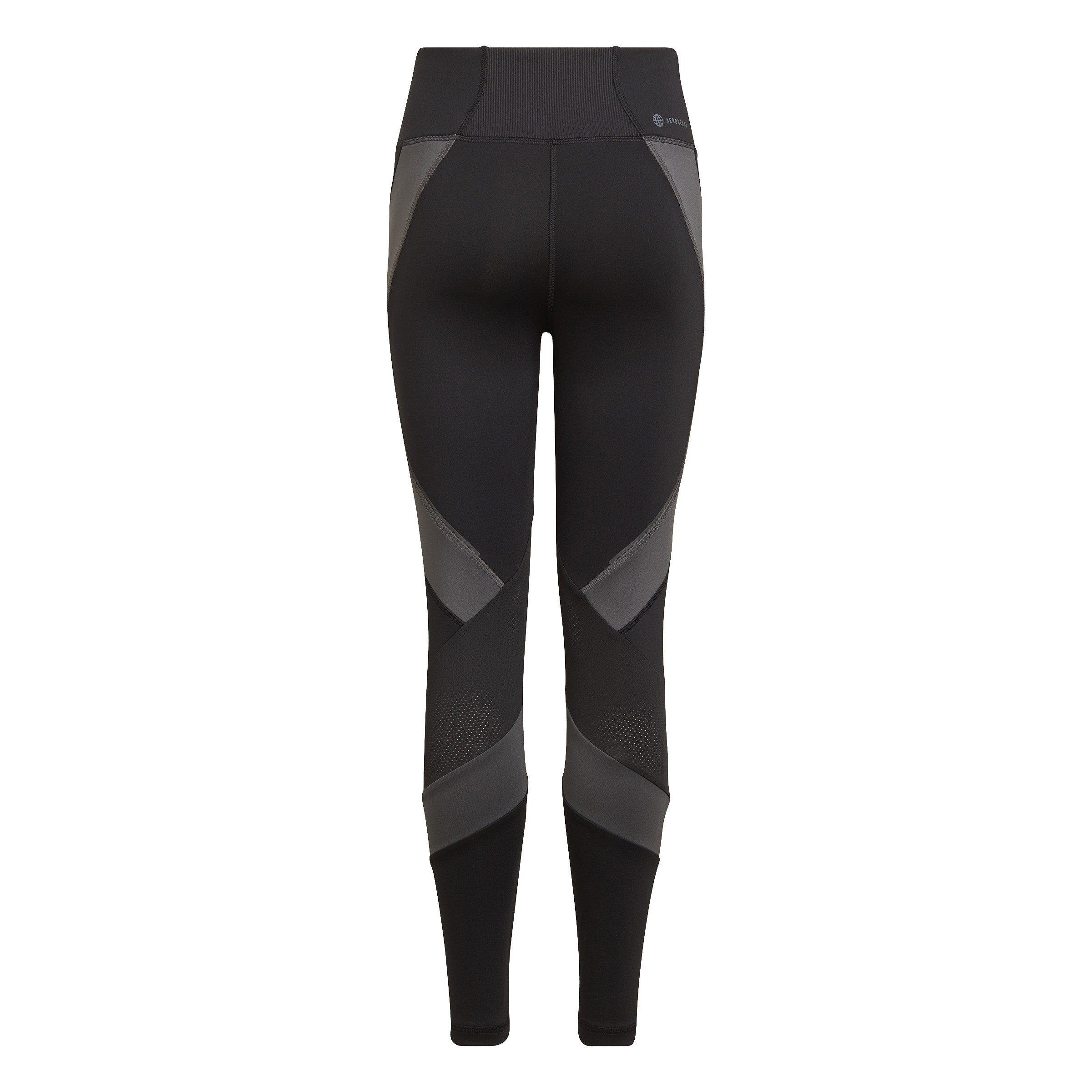 Sort/Grå - adidas - HIIT 7/8 Tights Junior Girls - 2