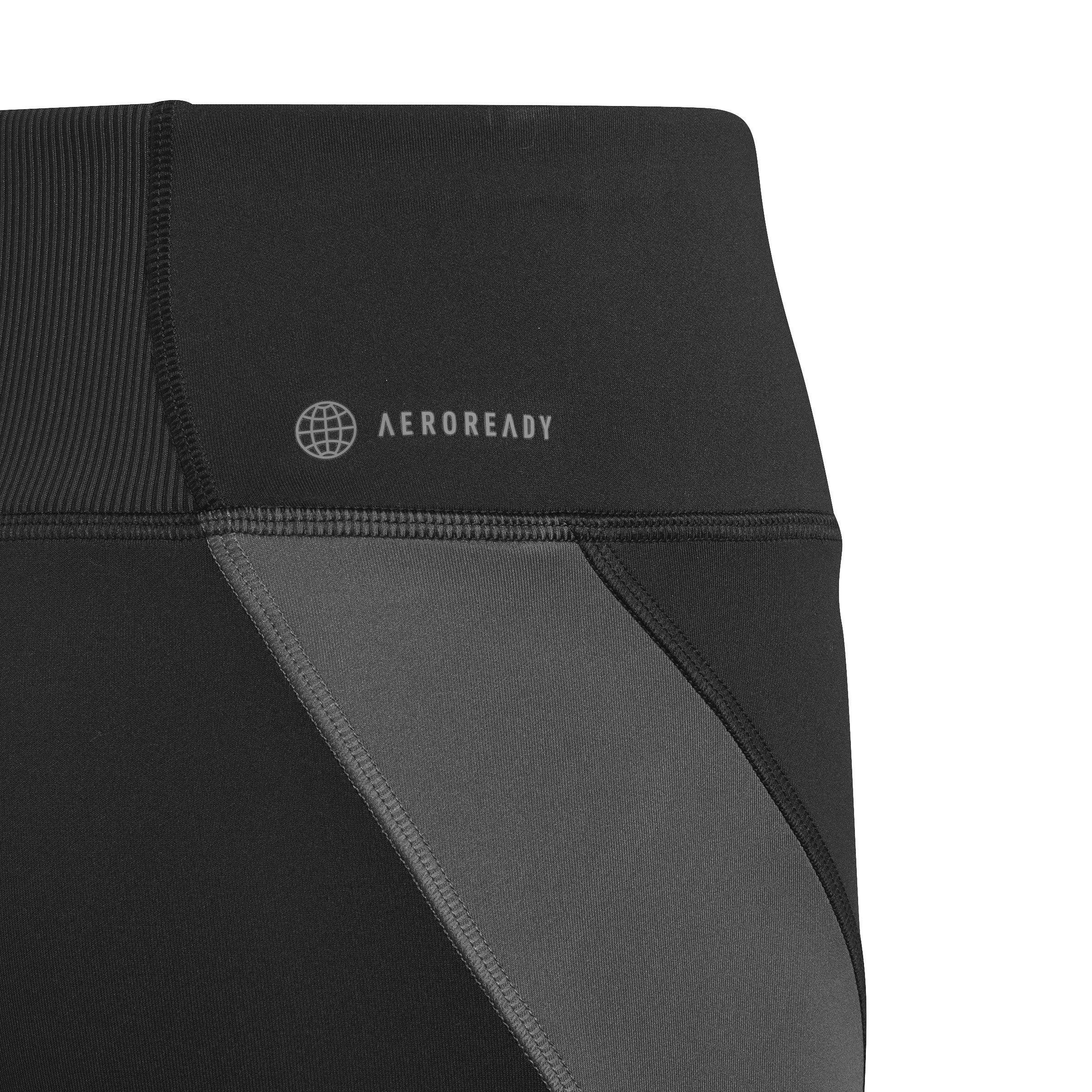 Sort/Grå - adidas - HIIT 7/8 Tights Junior Girls - 3