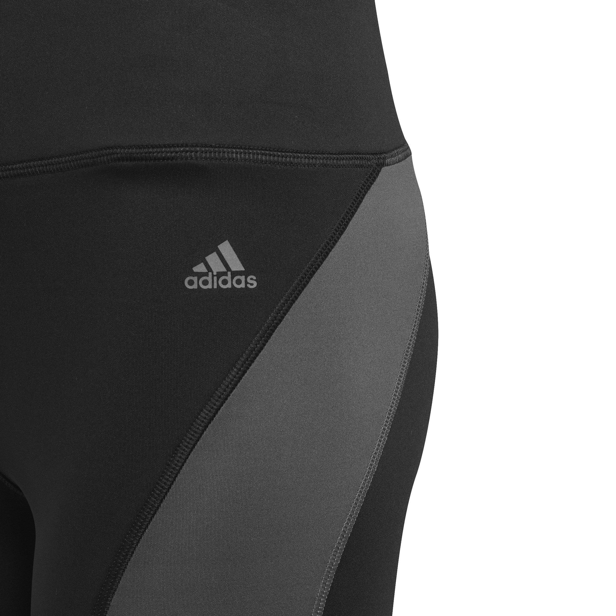 Sort/Grå - adidas - HIIT 7/8 Tights Junior Girls - 4