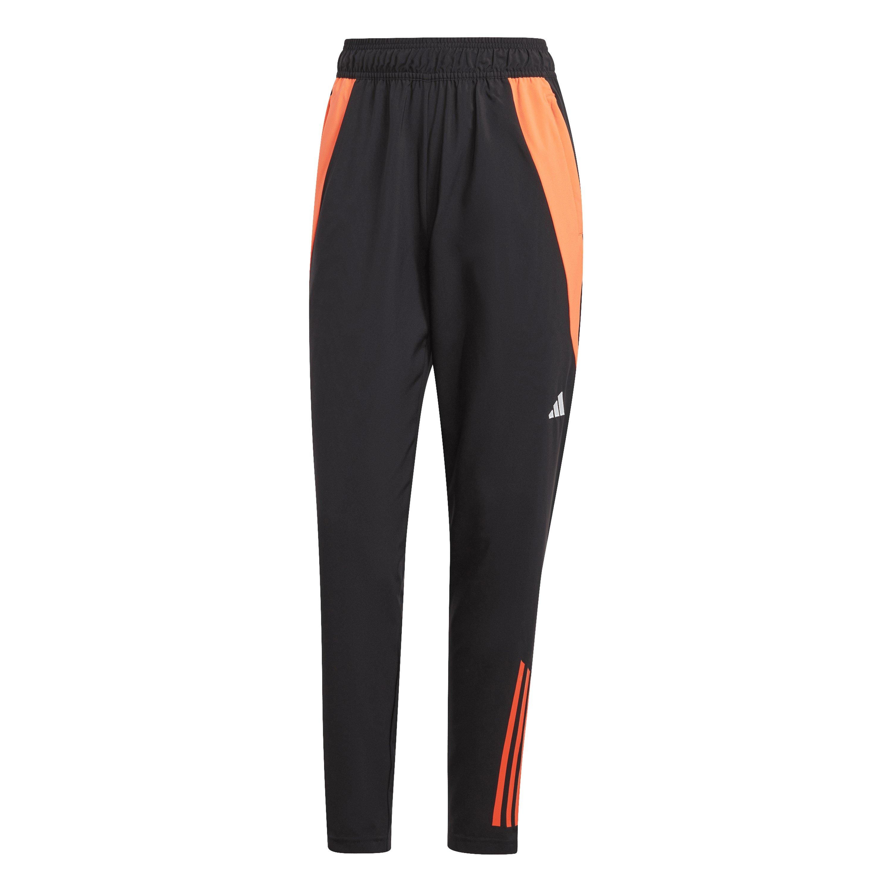 Adidas Women's Tiro24 Performance Tracksuit Bottom - Black/Solar Red - 14 (L)