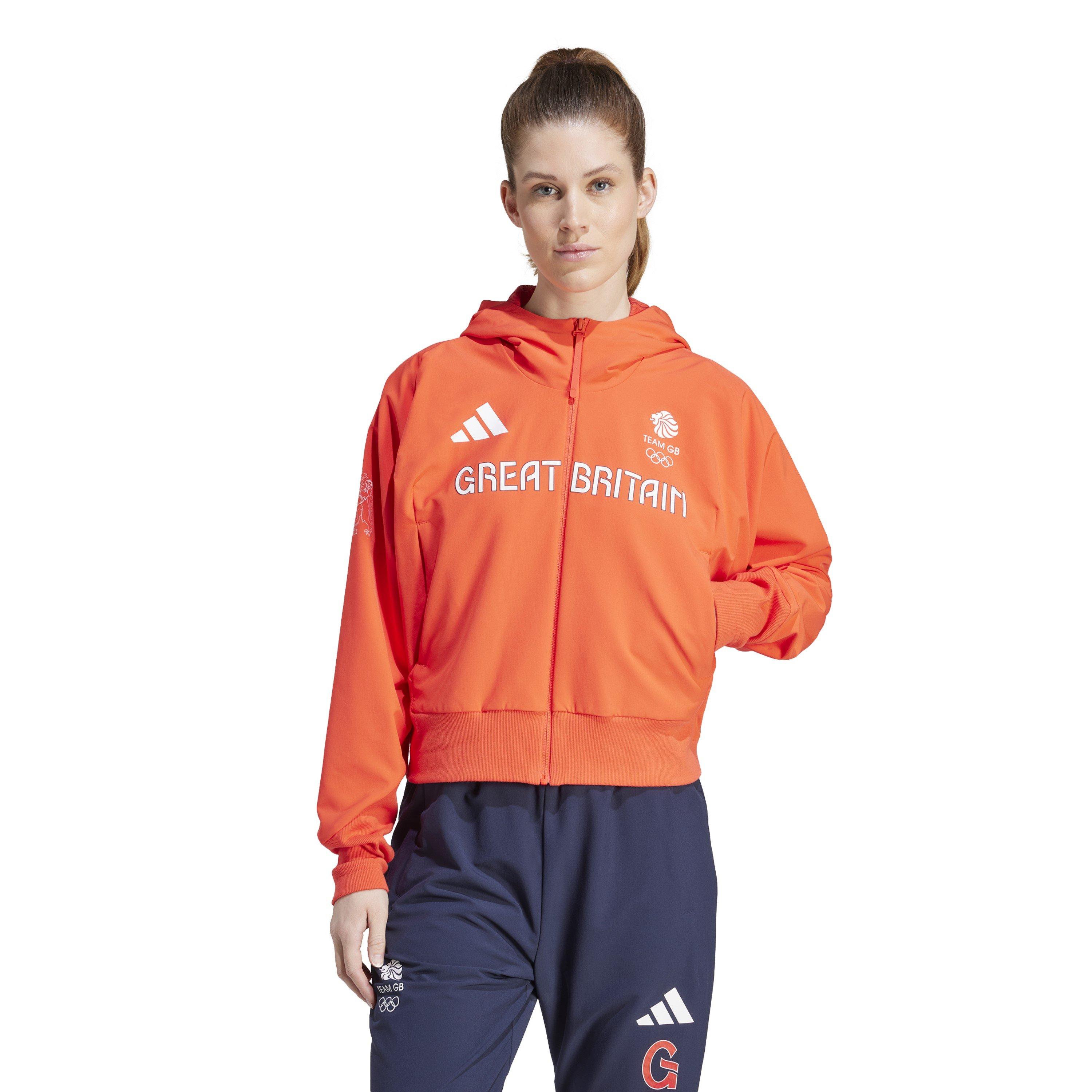 Bright Red - adidas - W Z.N.E. Pr Fz Hoody Womens - 2