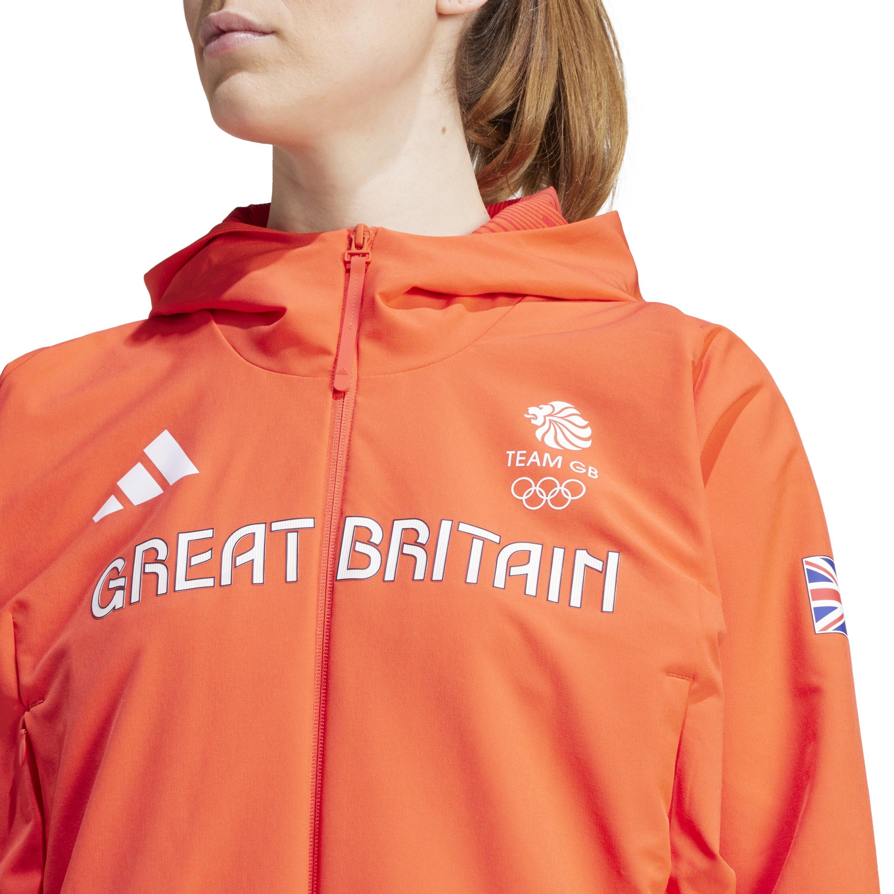 Bright Red - adidas - W Z.N.E. Pr Fz Hoody Womens - 5