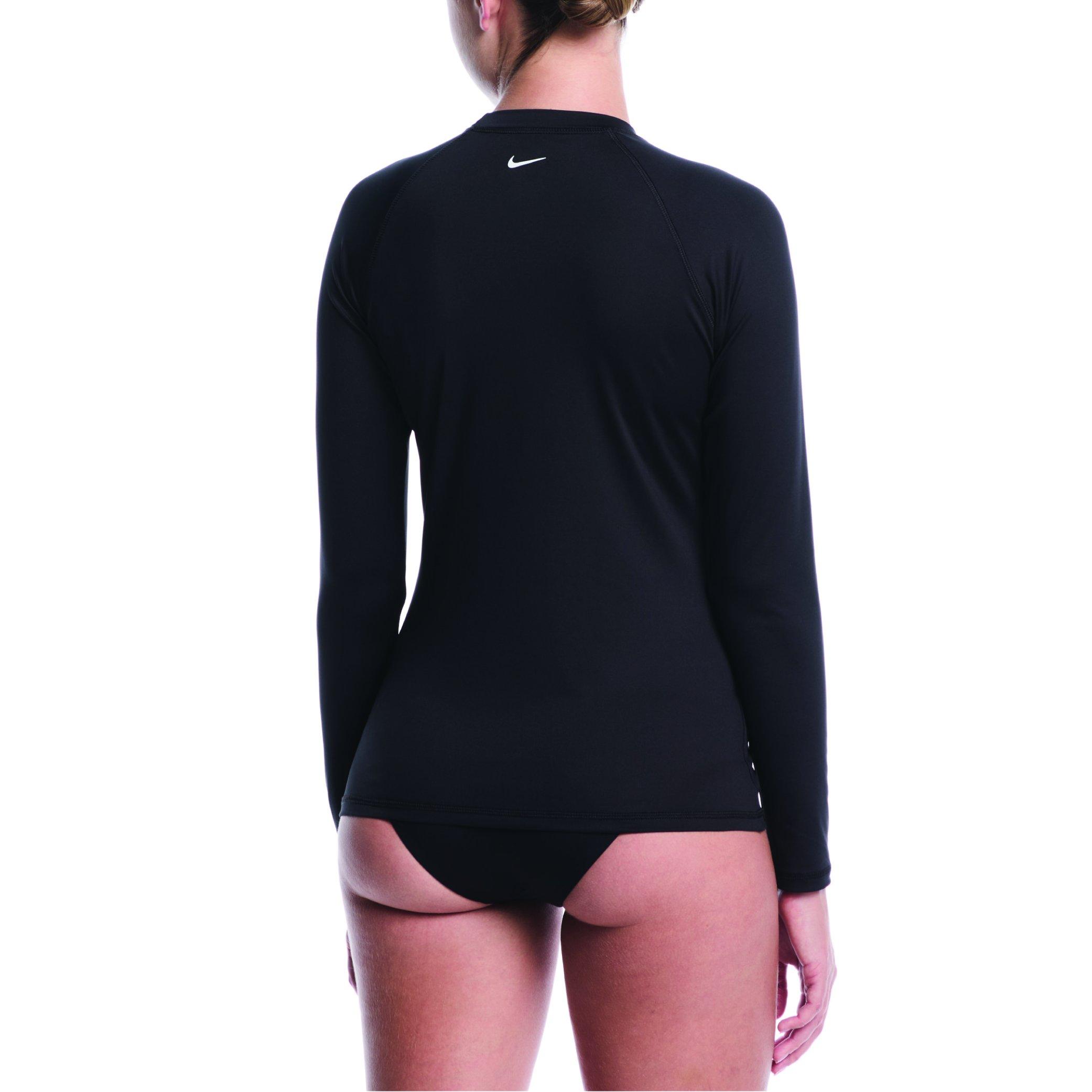 Black - Nike - Women's Long Sleeve Performance Gym Top - 2