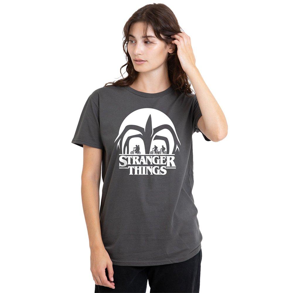 Charcoal - Stranger Things - Stranger Things Mindflayer Silhouette Ladies T Shi - 1